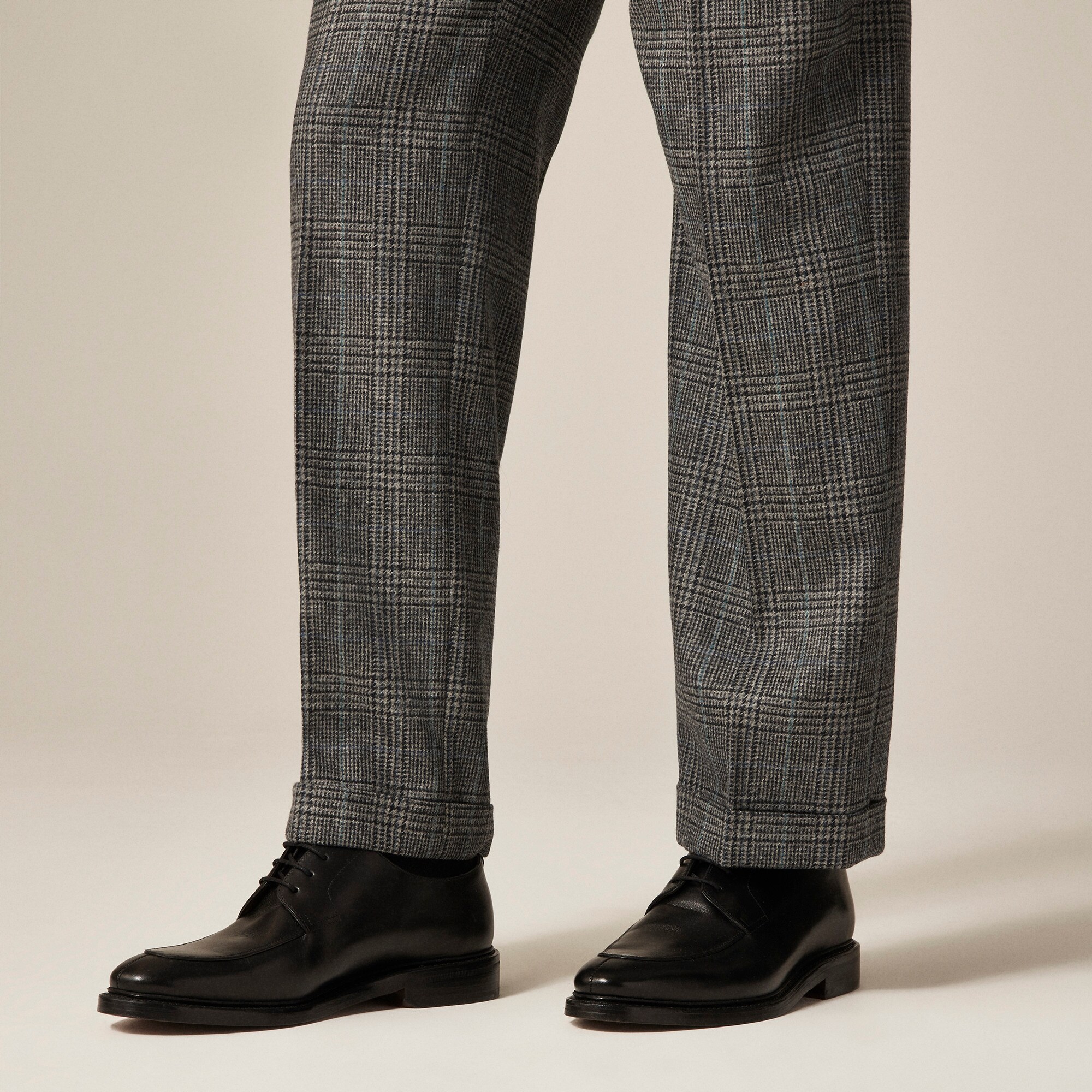 Essex split-toe bluchers in leather