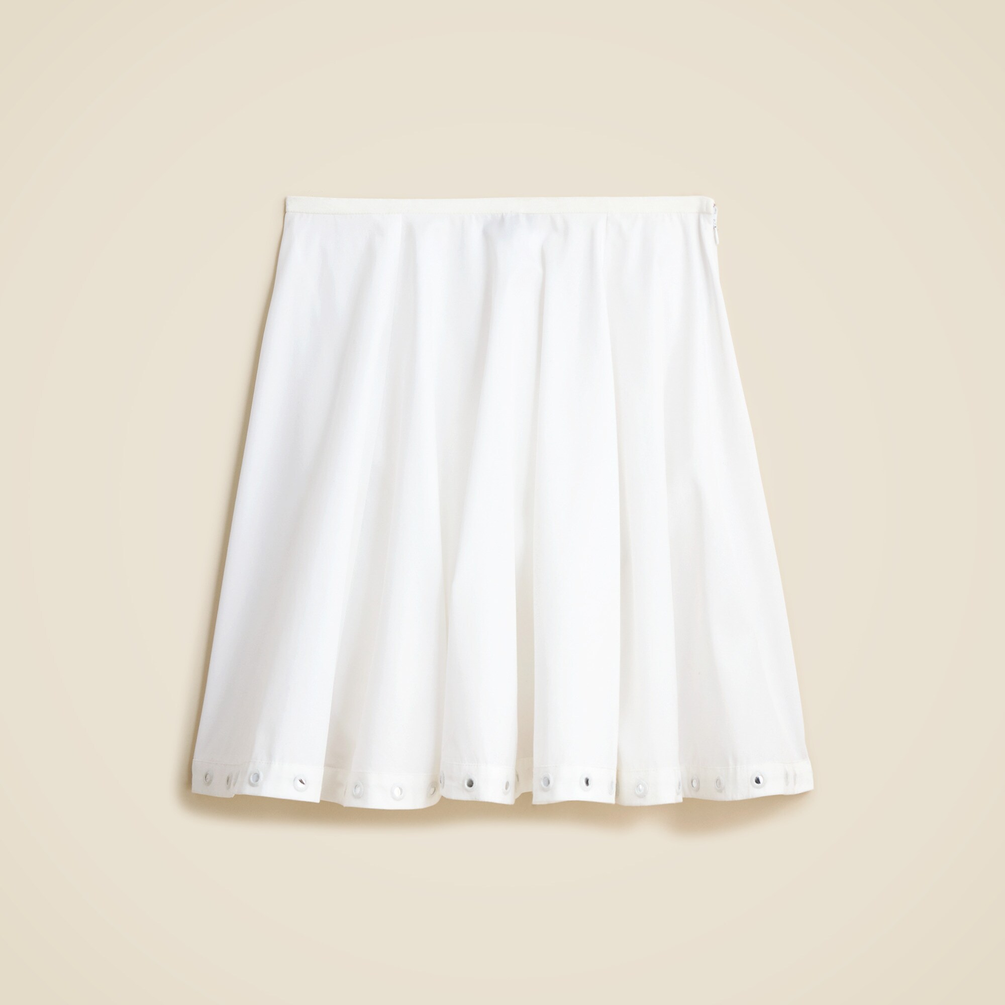 Circle skirt with mirror embellishments