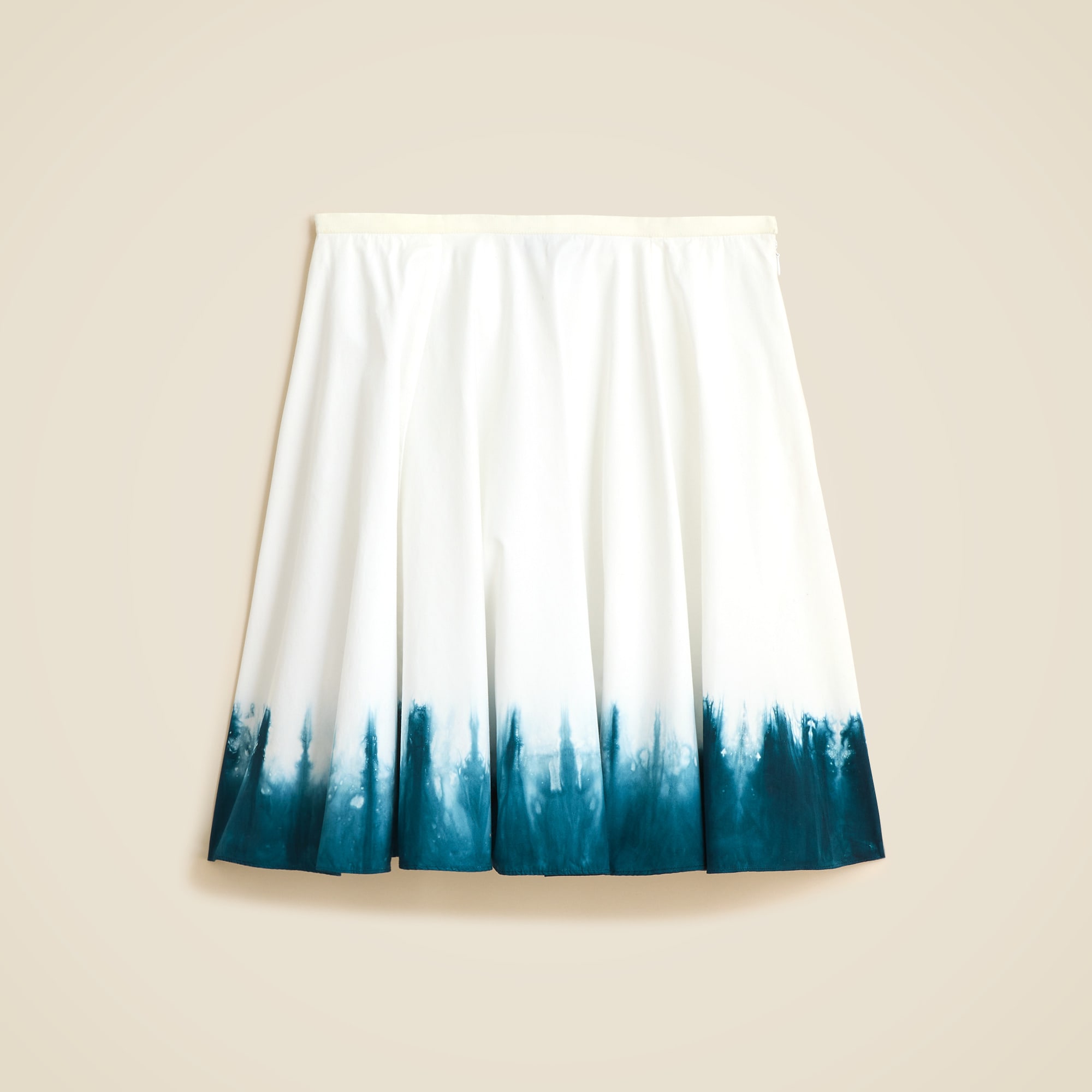 Dip-dyed circle skirt