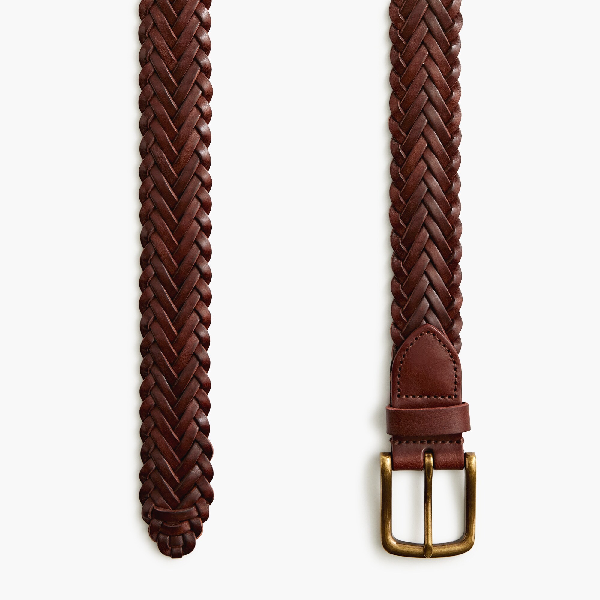 Leather Braided Belt For Men | Factory