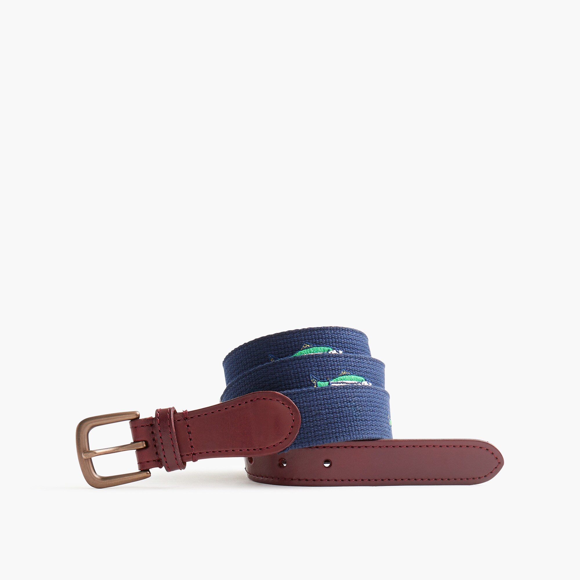 Leather-backed Critter Belt For Men | Factory display picture 2