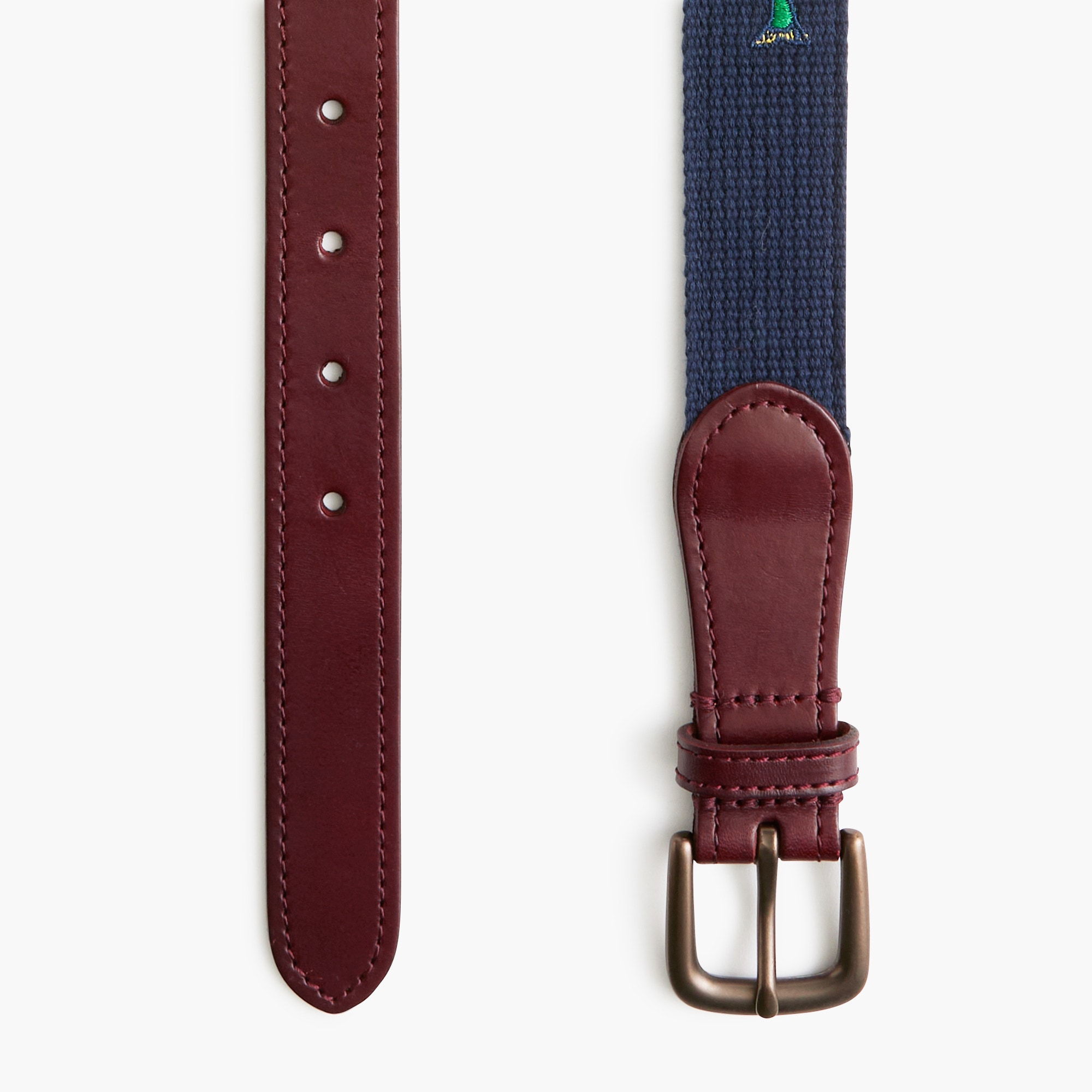 Leather-backed critter belt