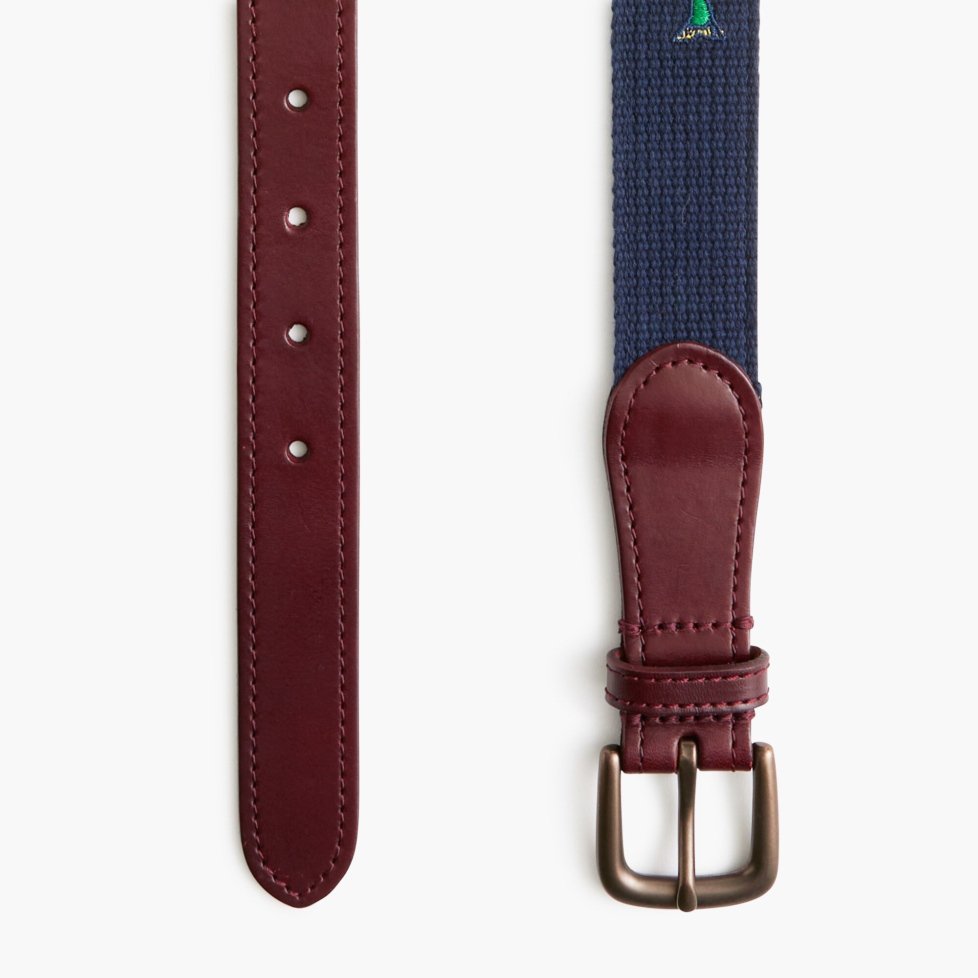 Leather-backed critter belt