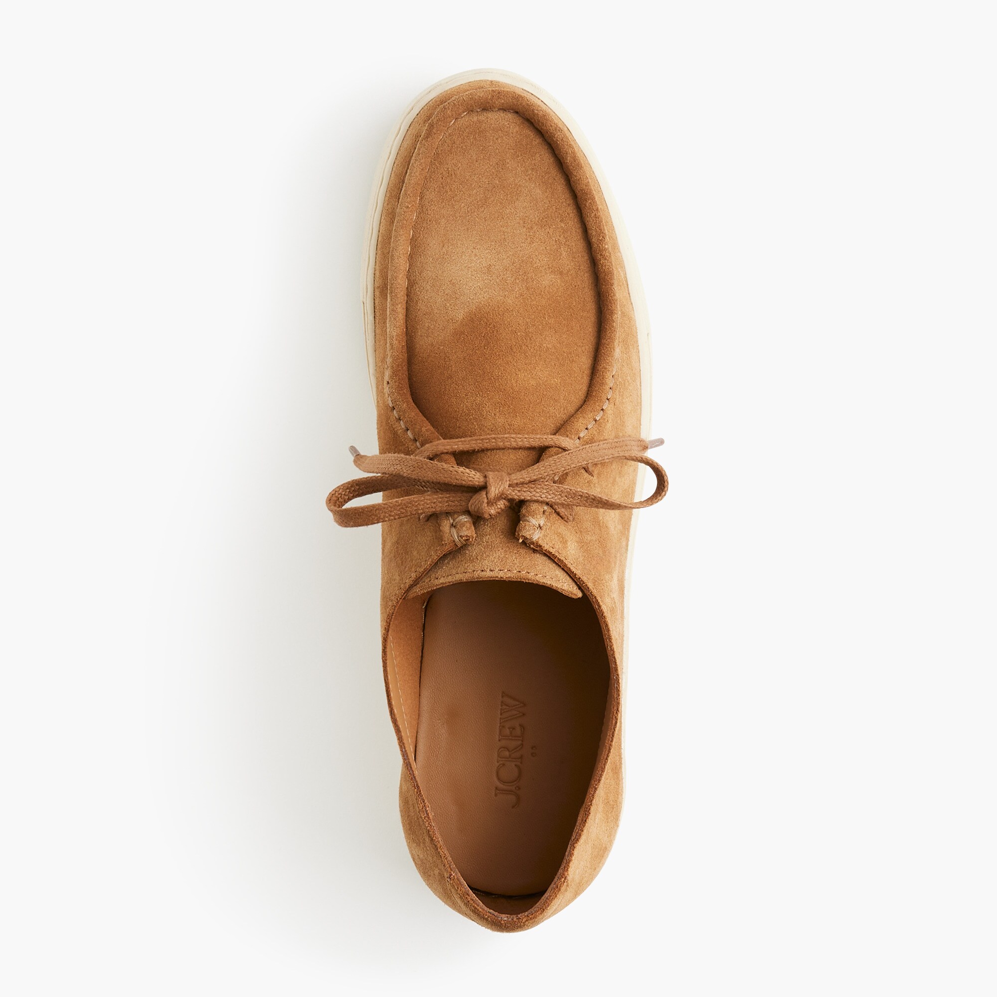 Lace-up apron-toe shoes