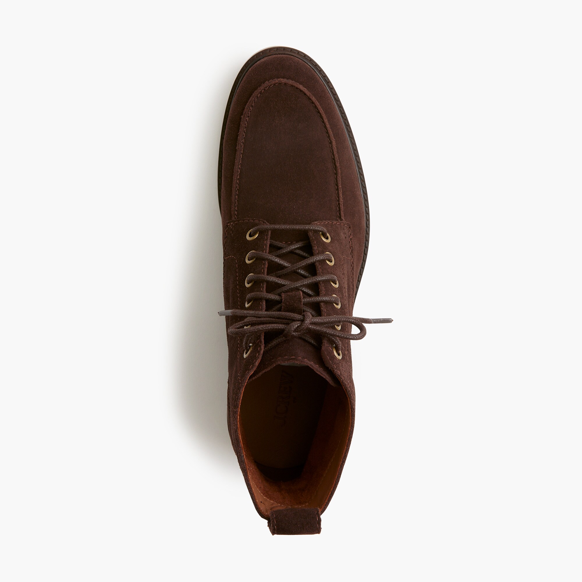 Suede lace-up boots