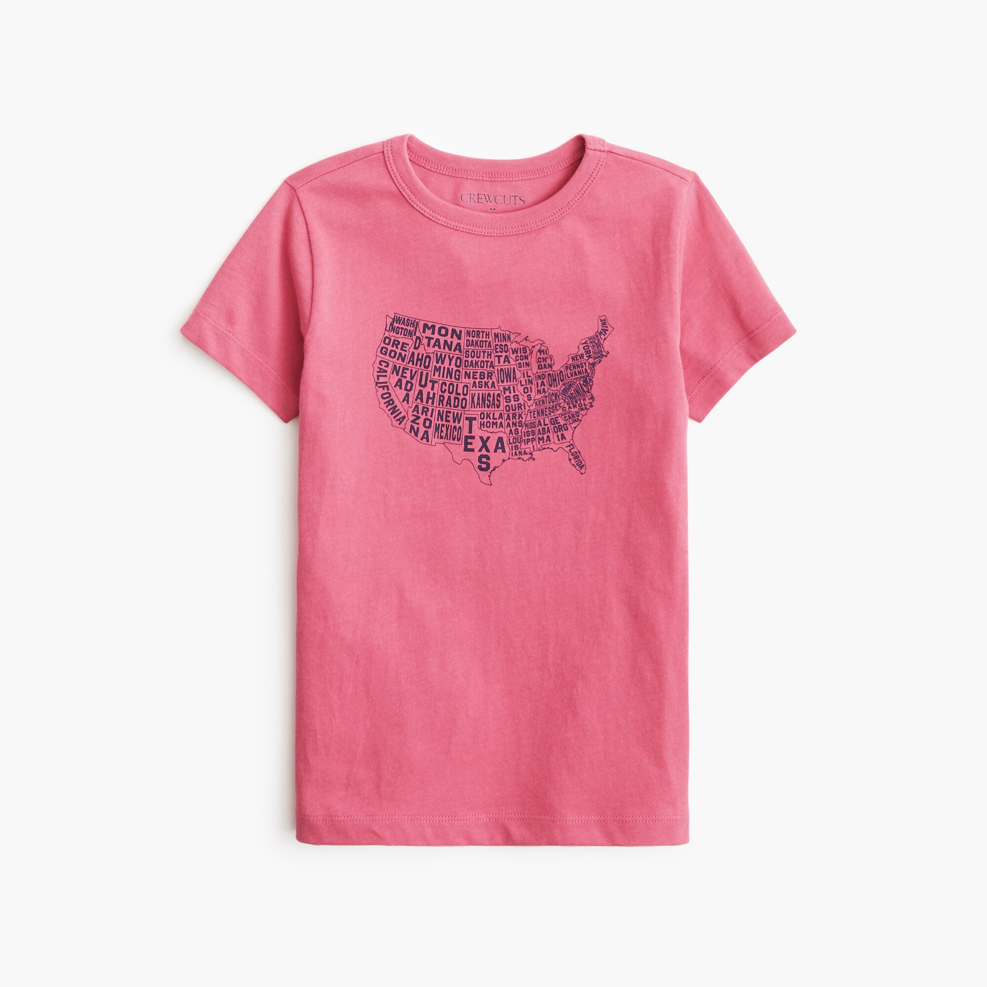 Boys' map graphic tee