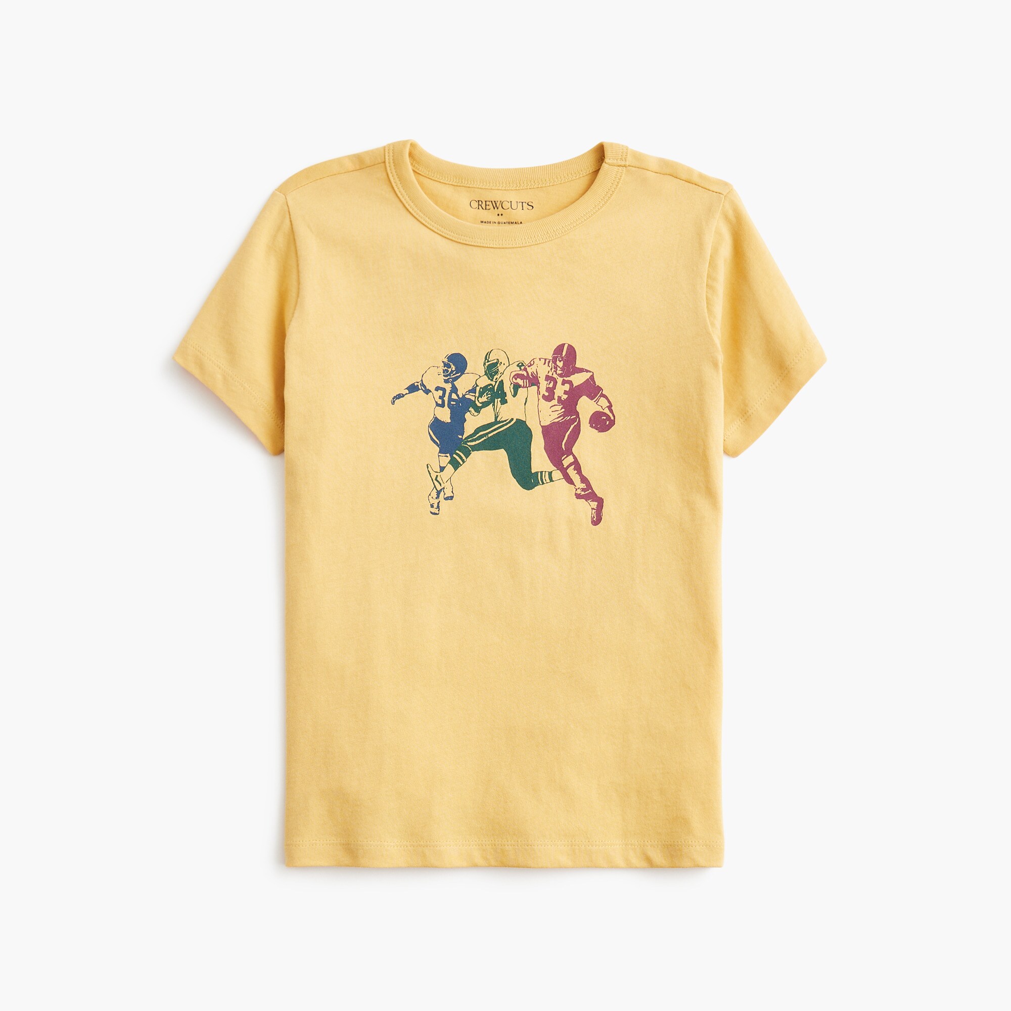 boys' football players graphic tee for boys