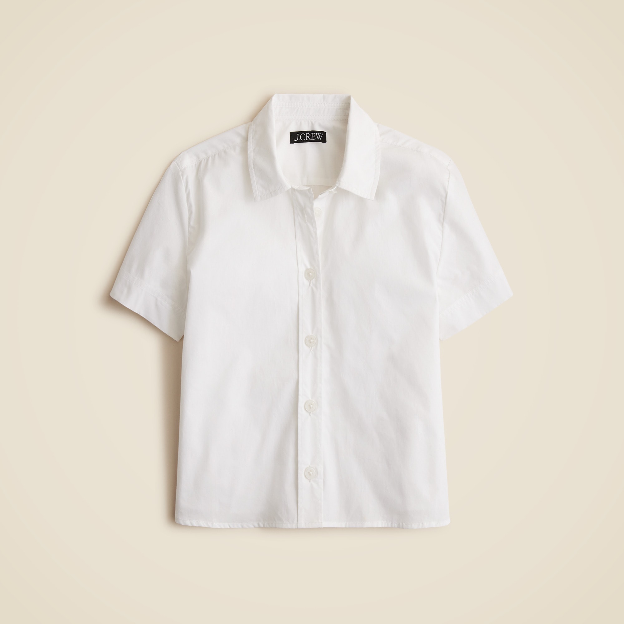 womens Gamine shirt in cotton poplin