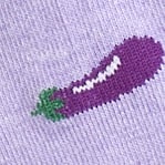 American crab socks HAZY LILAC