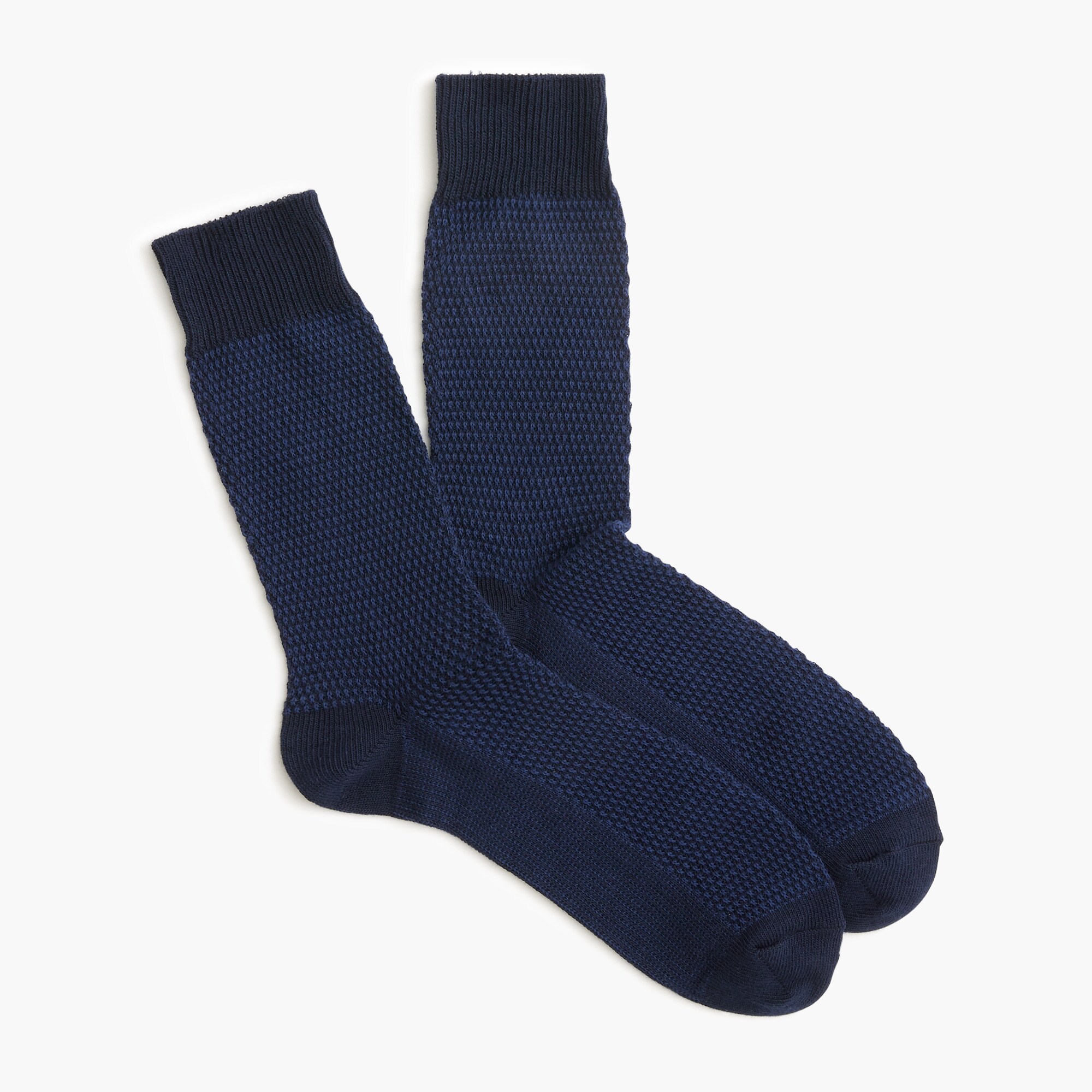 mens Bird's-eye stitch socks