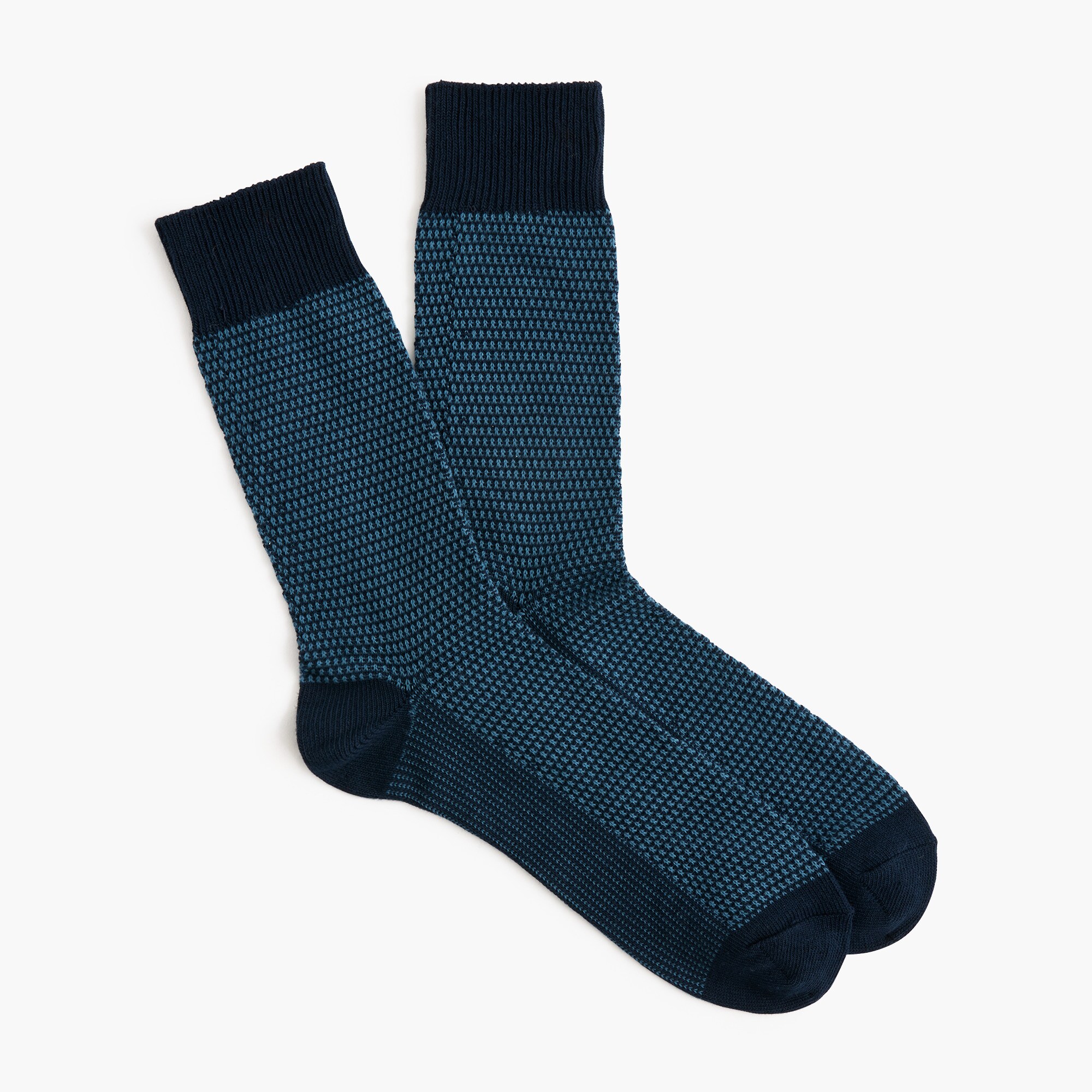  Bird's-eye stitch socks