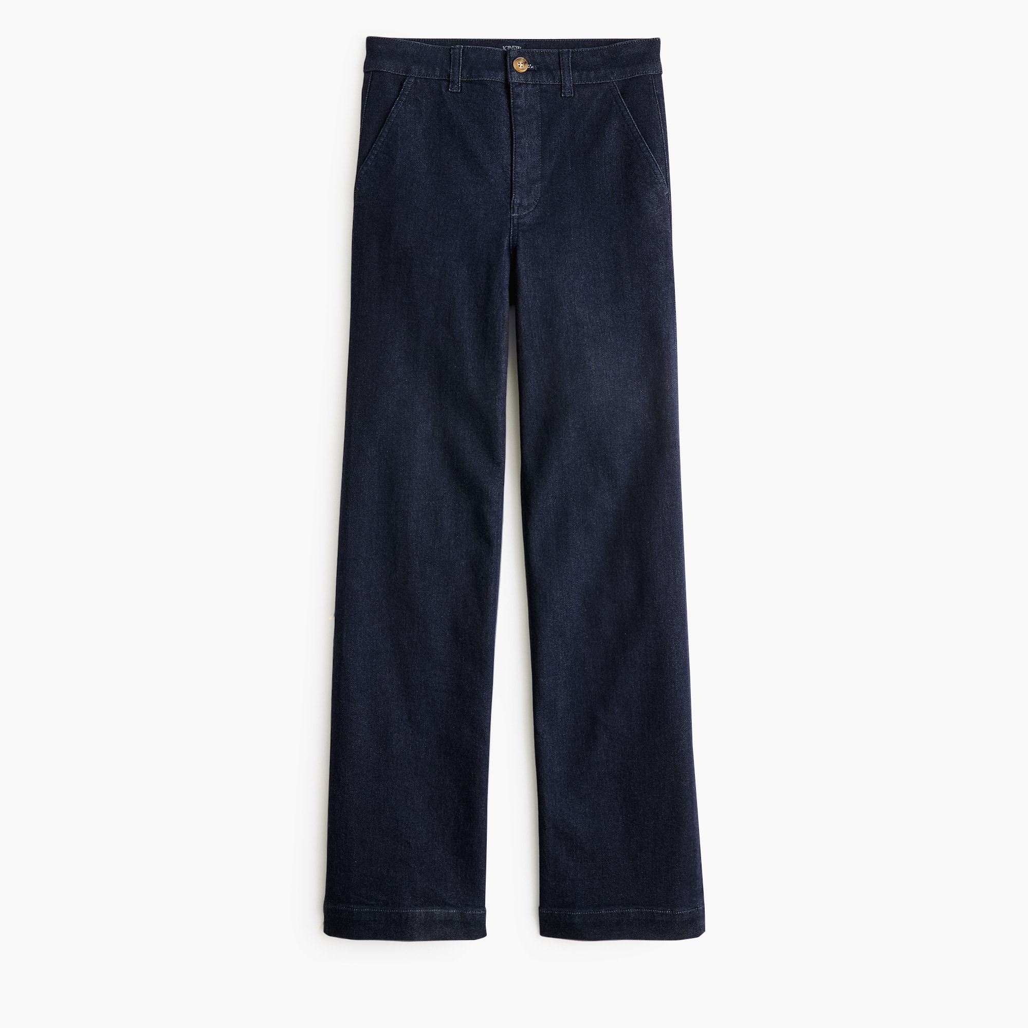 High-rise wide-leg trouser jean in all-day stretch