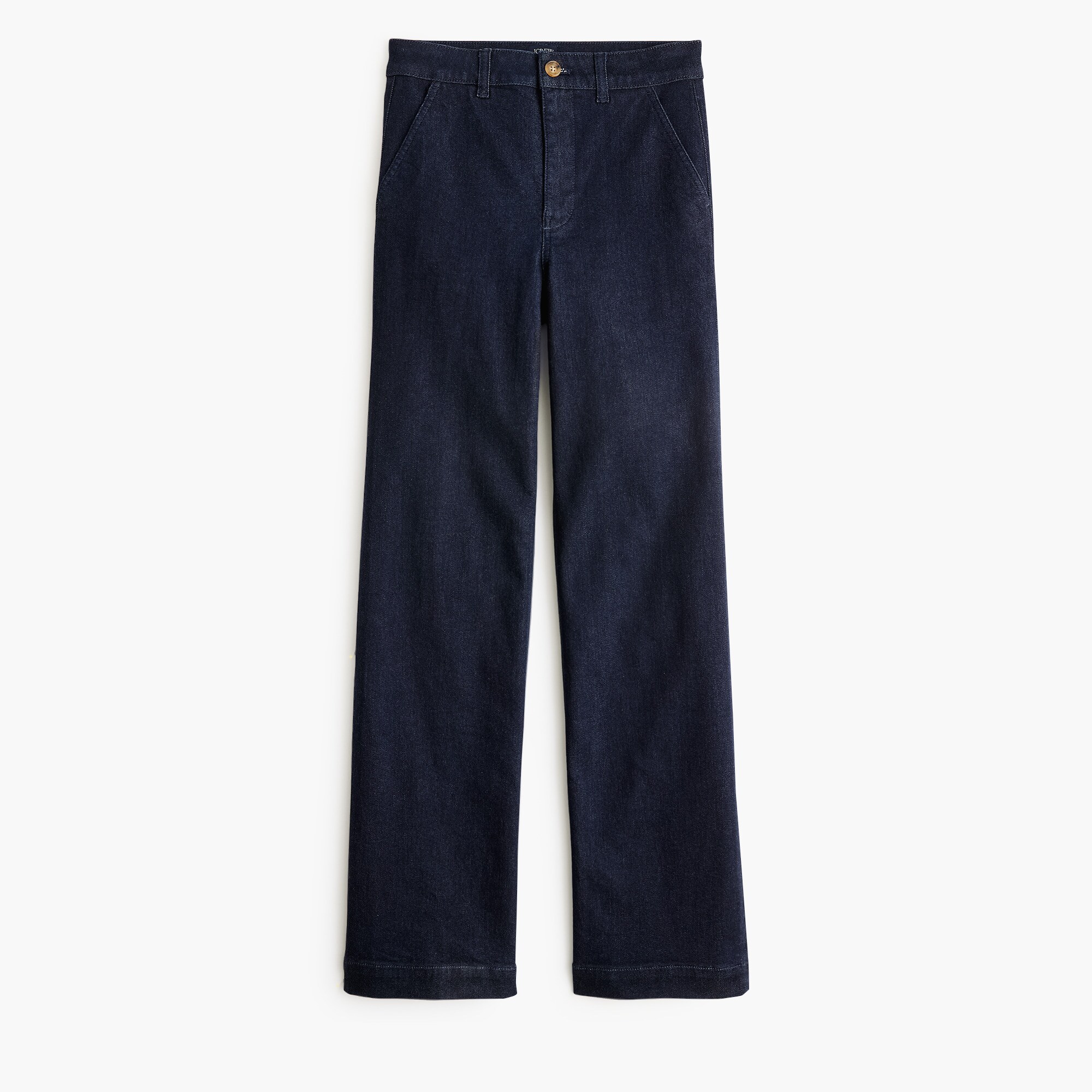 high-rise wide-leg trouser jean in all-day stretch for women