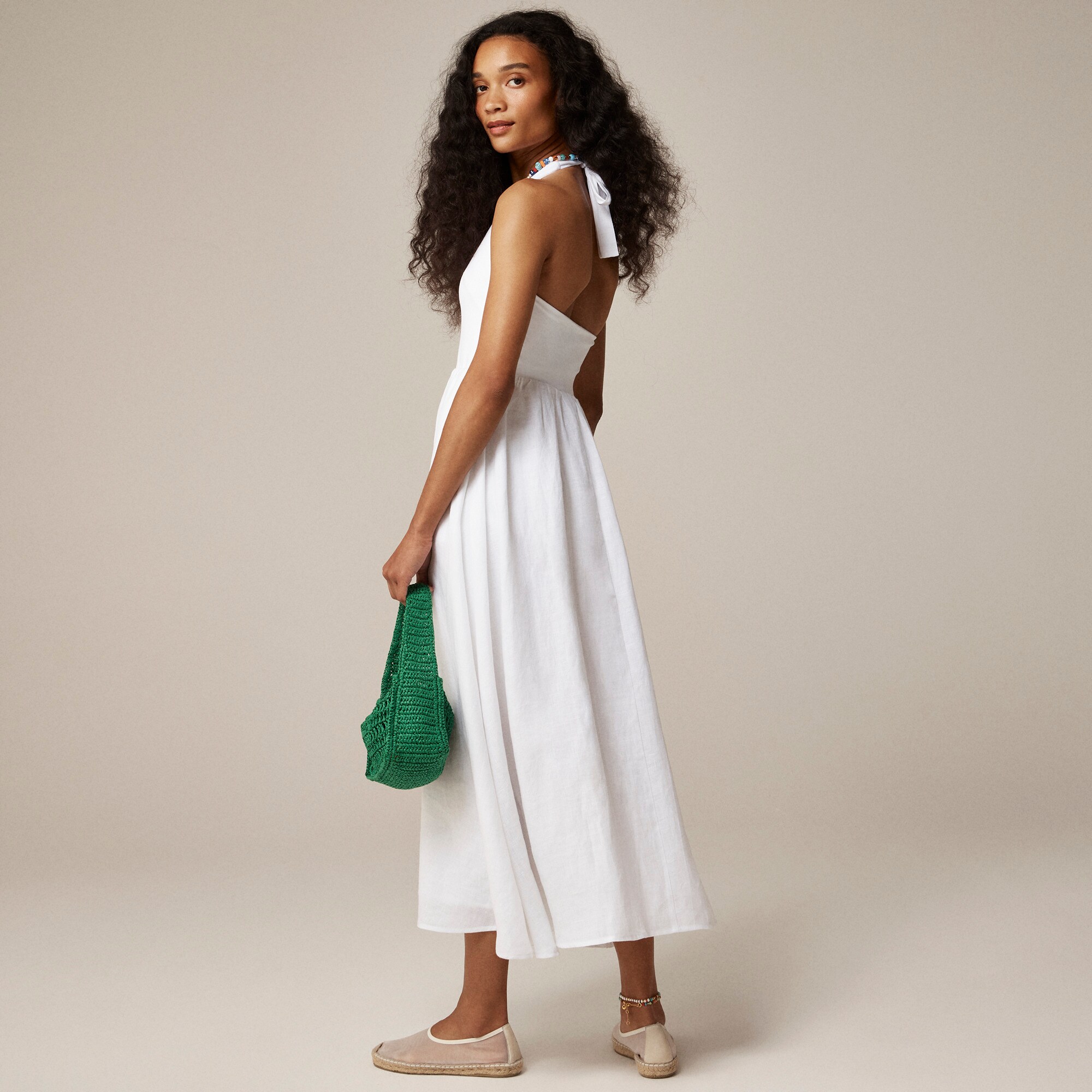 j crew halter dress Scoop Neck Sleeveless Dresses traditional chinese attire