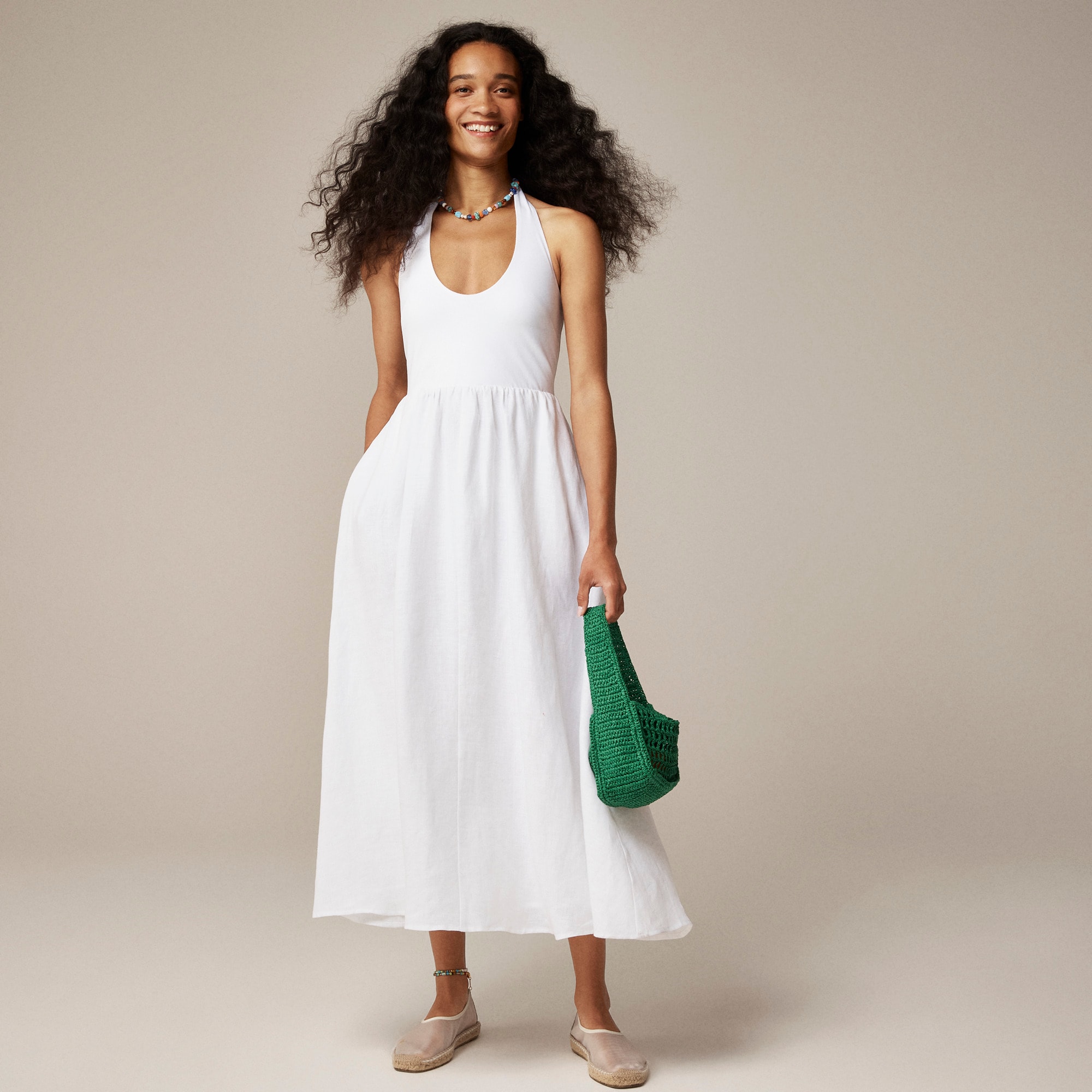 ★送料・関税込★GROVE★WYLER HALTER-NECK KNIT ONE-PIECE★ J.Crew: Halter Mixy Dress For Women