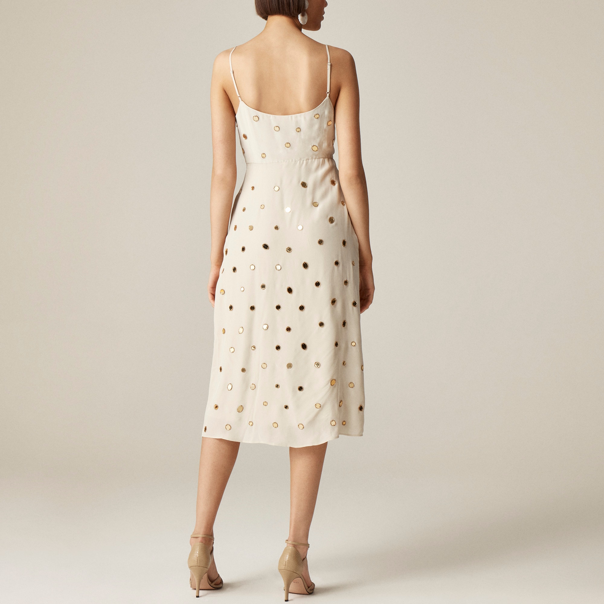 womens Collection slip dress with mirror embellishments