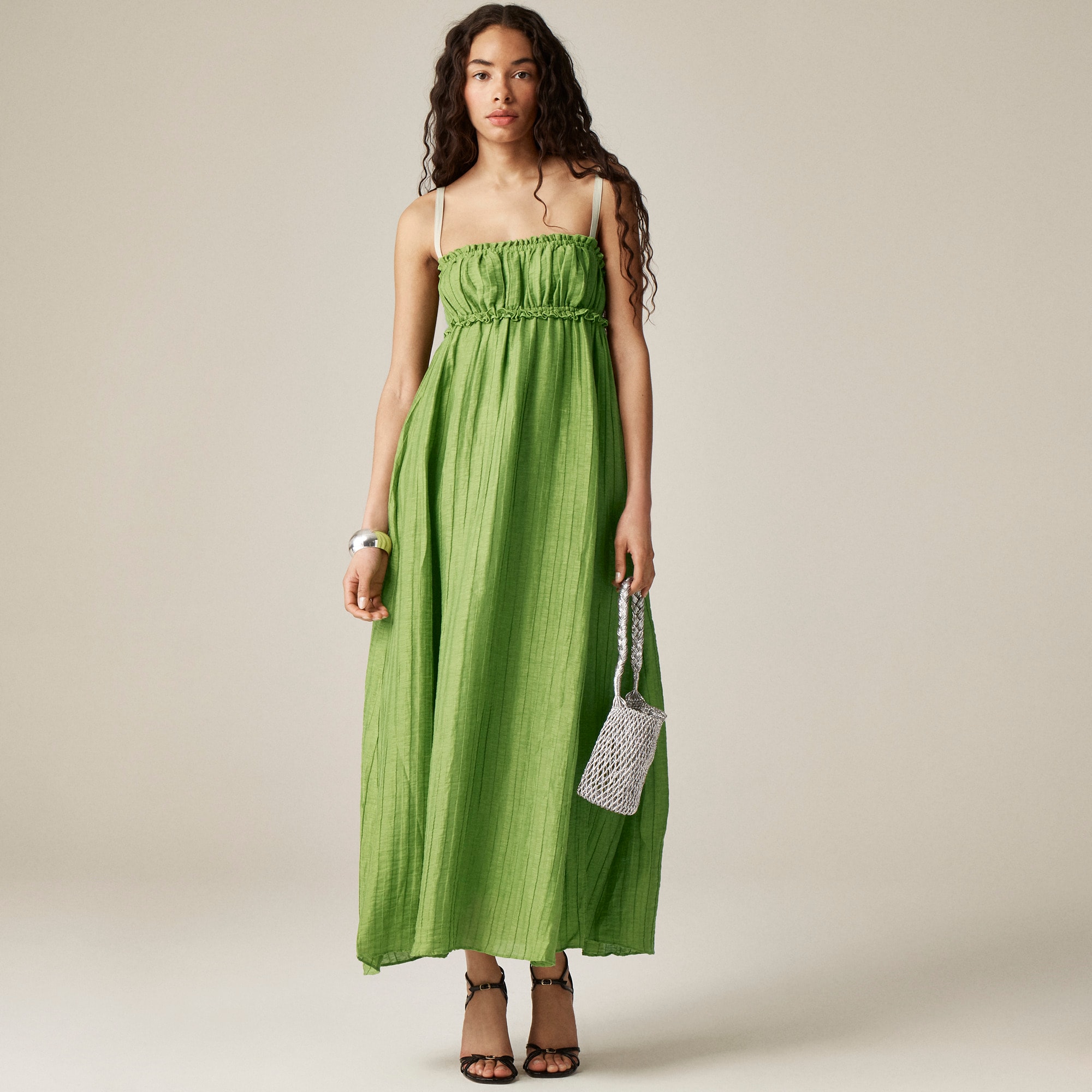 womens Collection empire-waist dress in linen blend