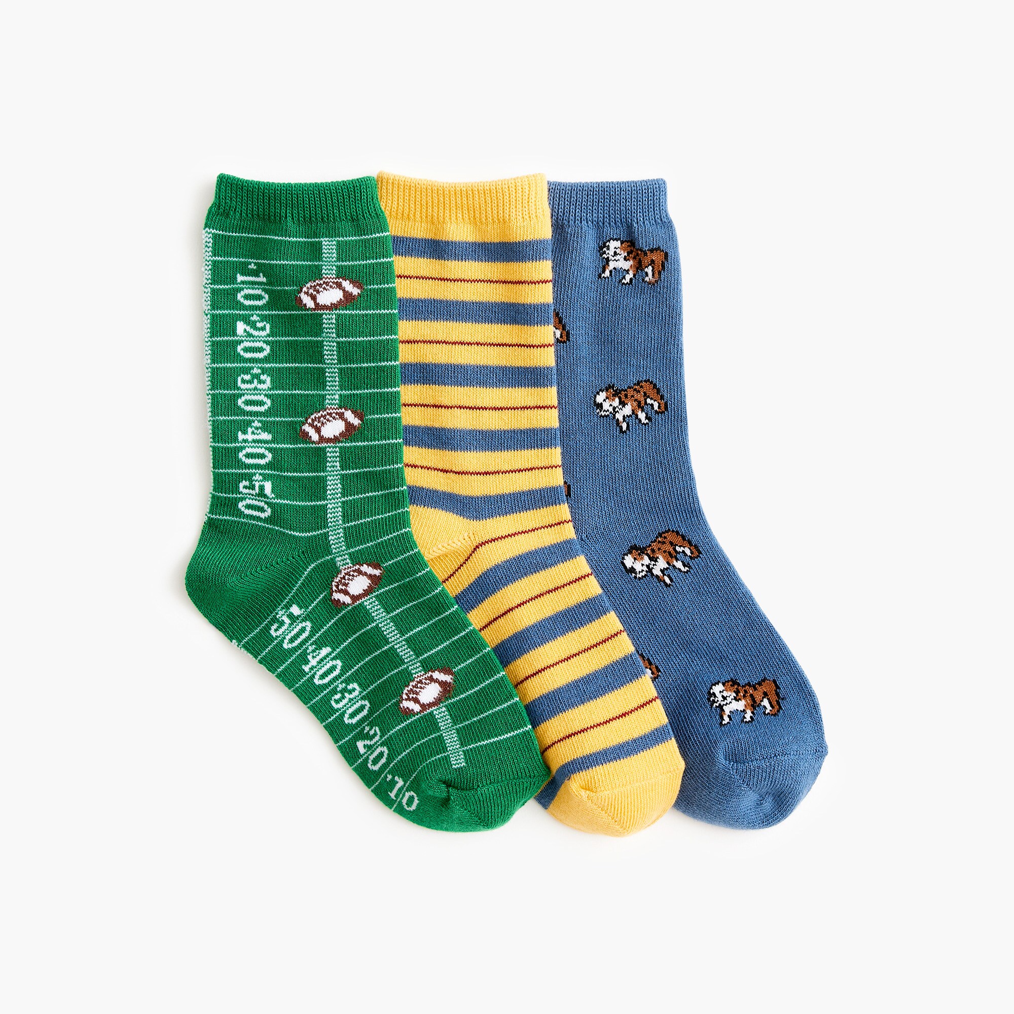 boys' football socks pack-of-three for boys