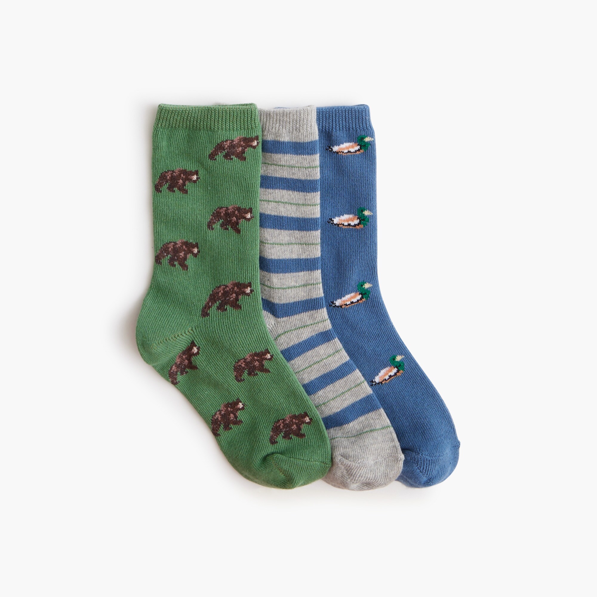 boys' mountain animals socks pack-of-three for boys