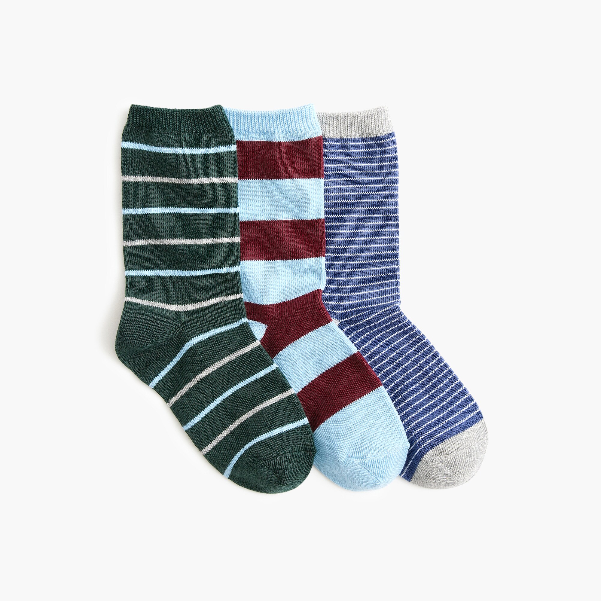 boys' striped socks pack-of-three for boys