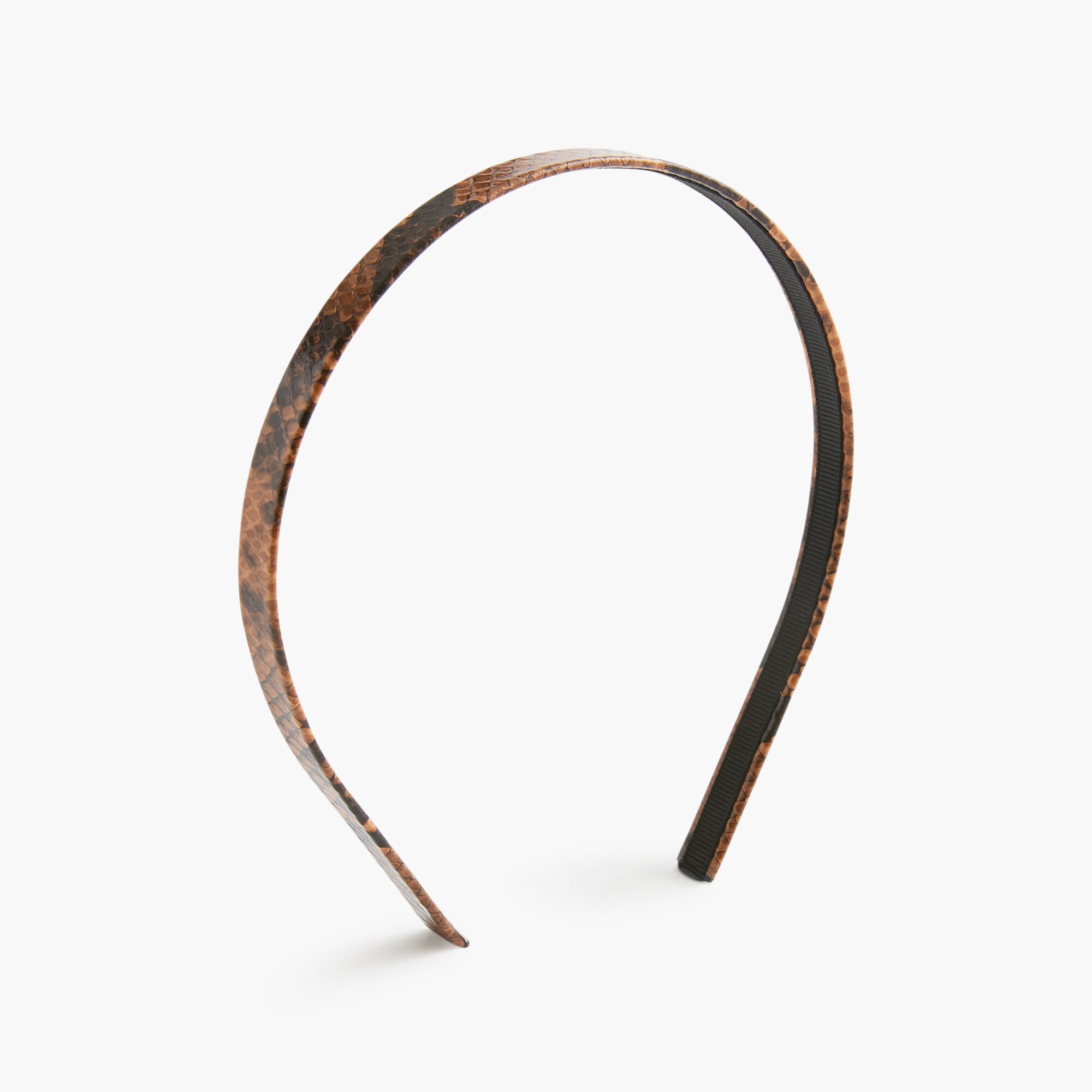 faux-snakeskin headband for women