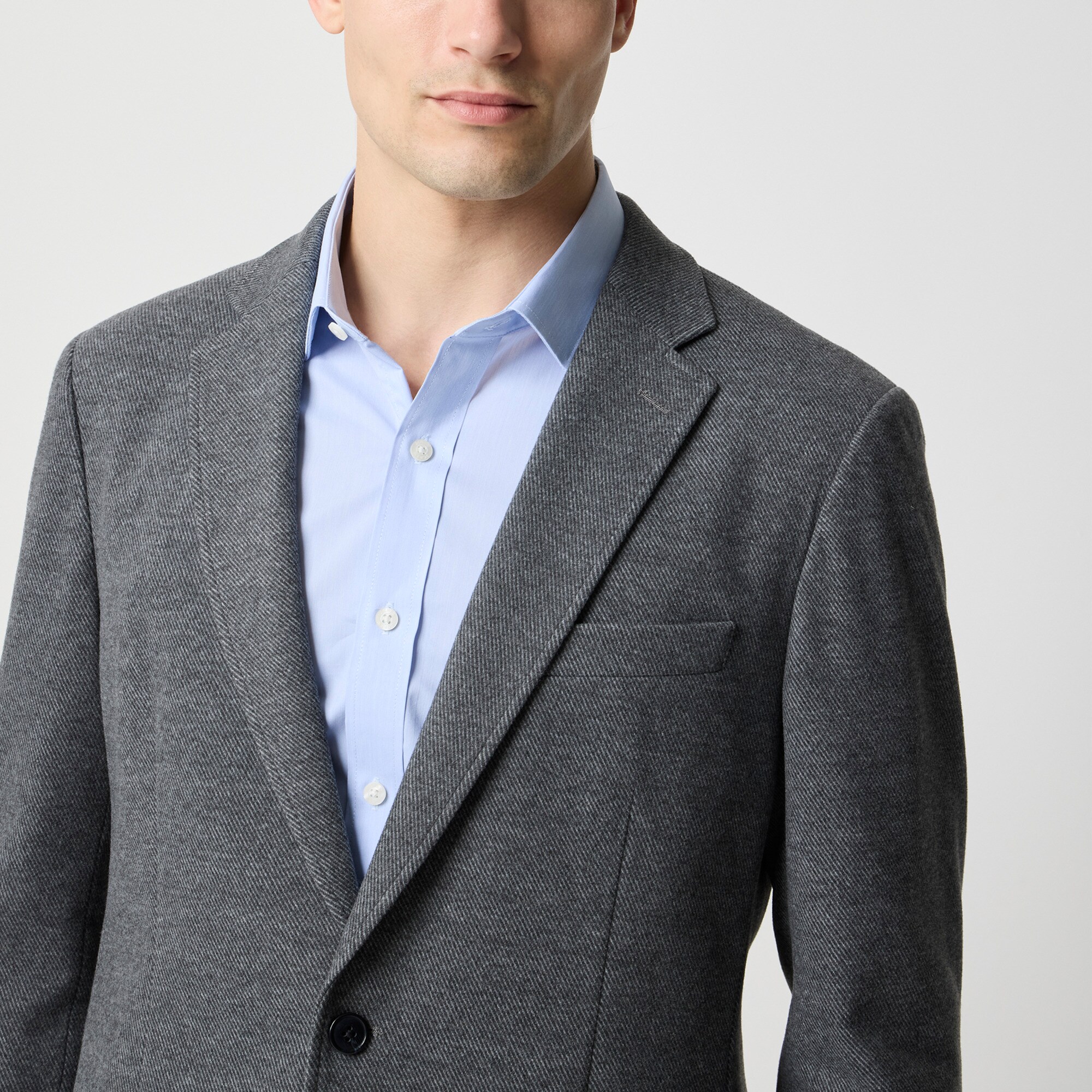 Classic-fit double-knit blazer