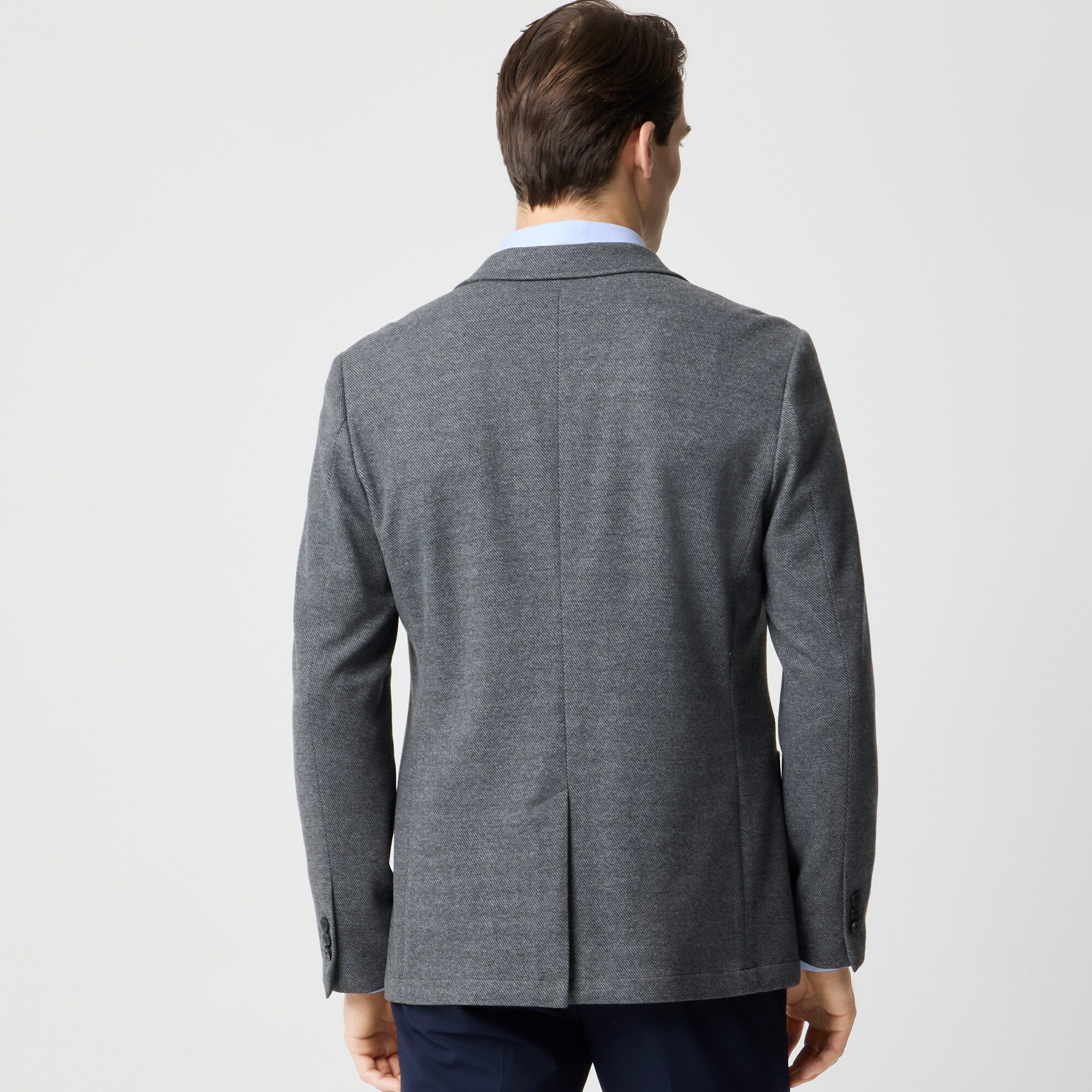 Classic-fit double-knit blazer