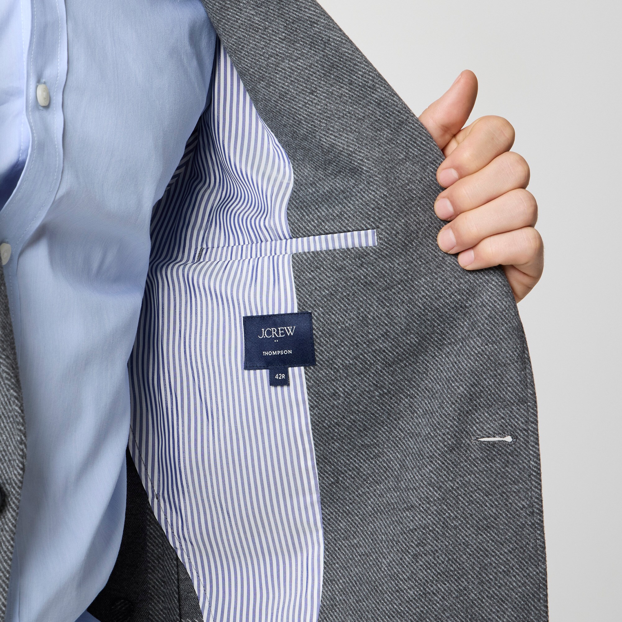 Classic-fit double-knit blazer