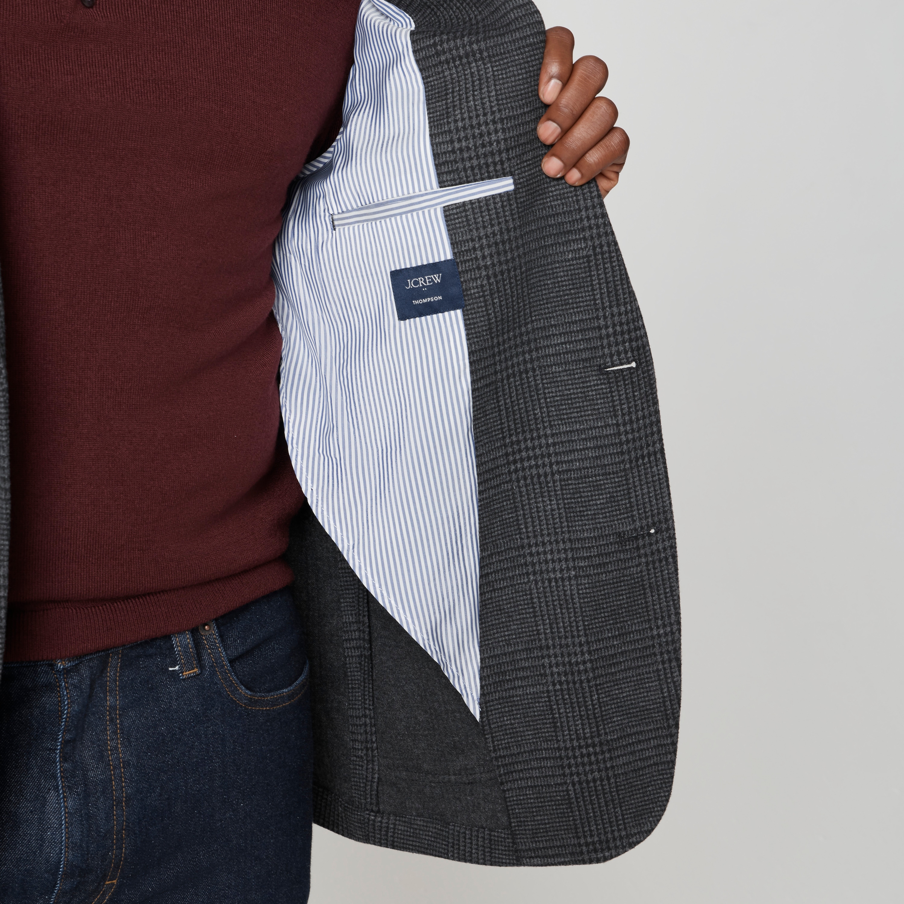 Double-knit blazer
