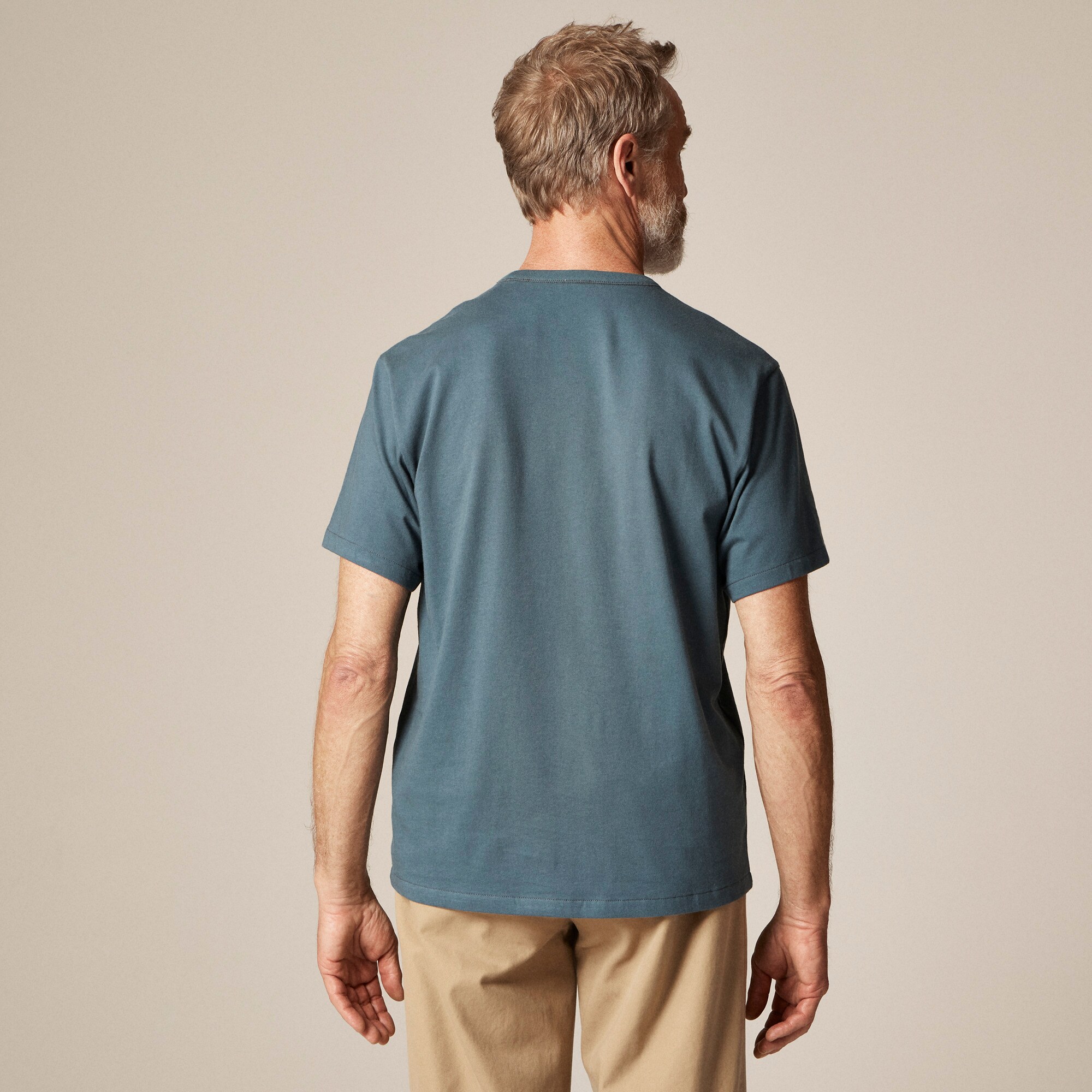 Wallace & Barnes heritage-weight cotton T-shirt