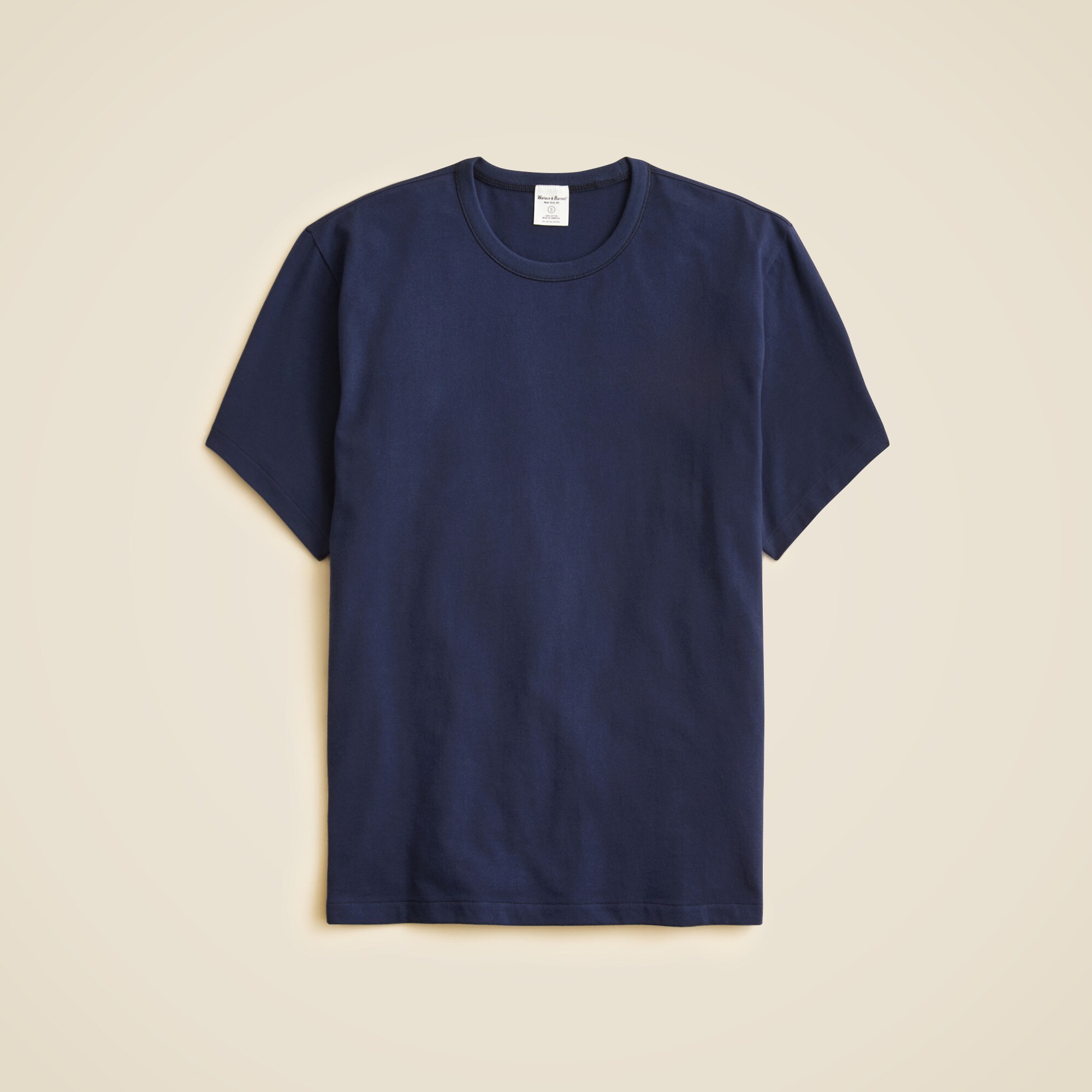 mens Wallace &amp; Barnes heritage-weight cotton T-shirt