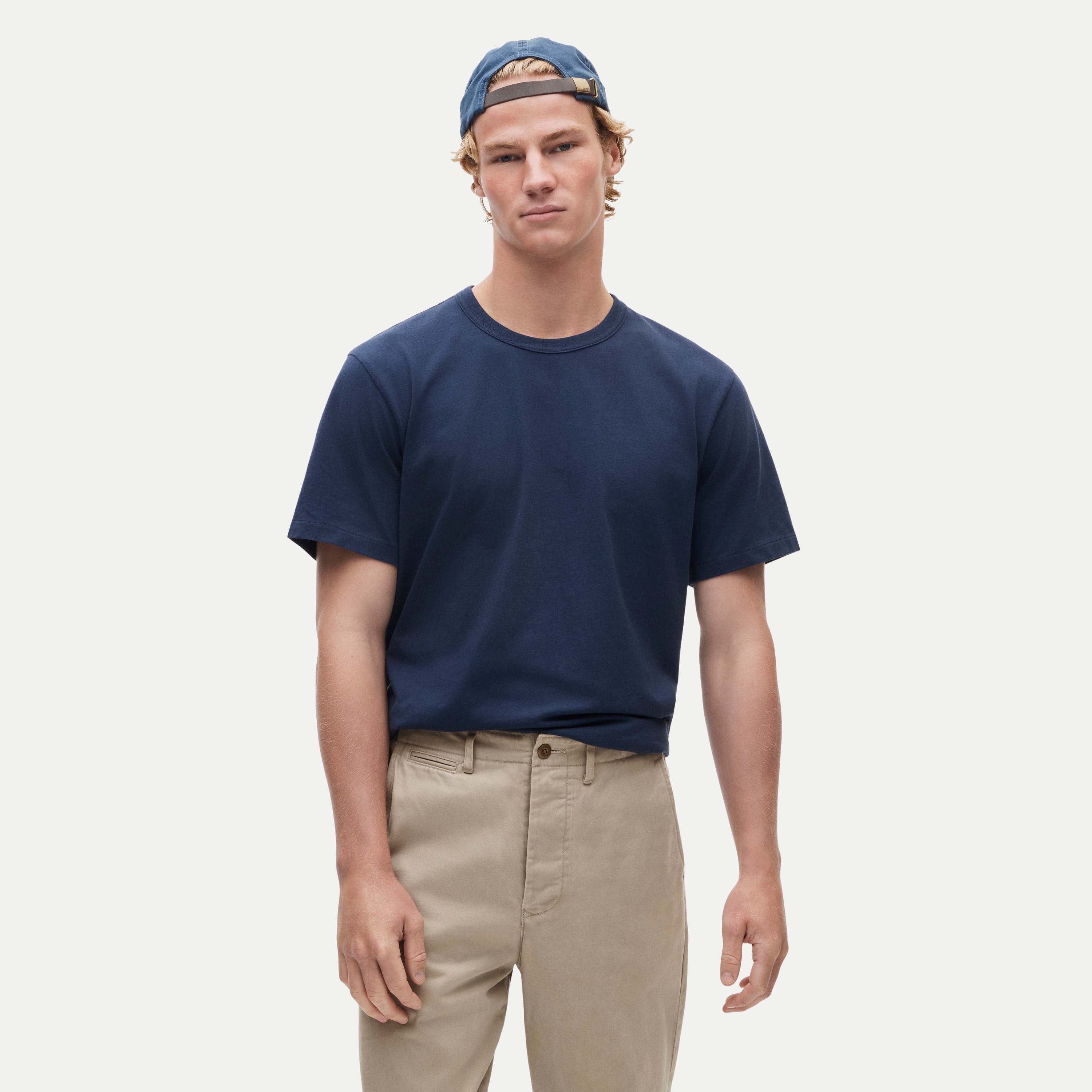 Wallace & Barnes heritage-weight cotton T-shirt