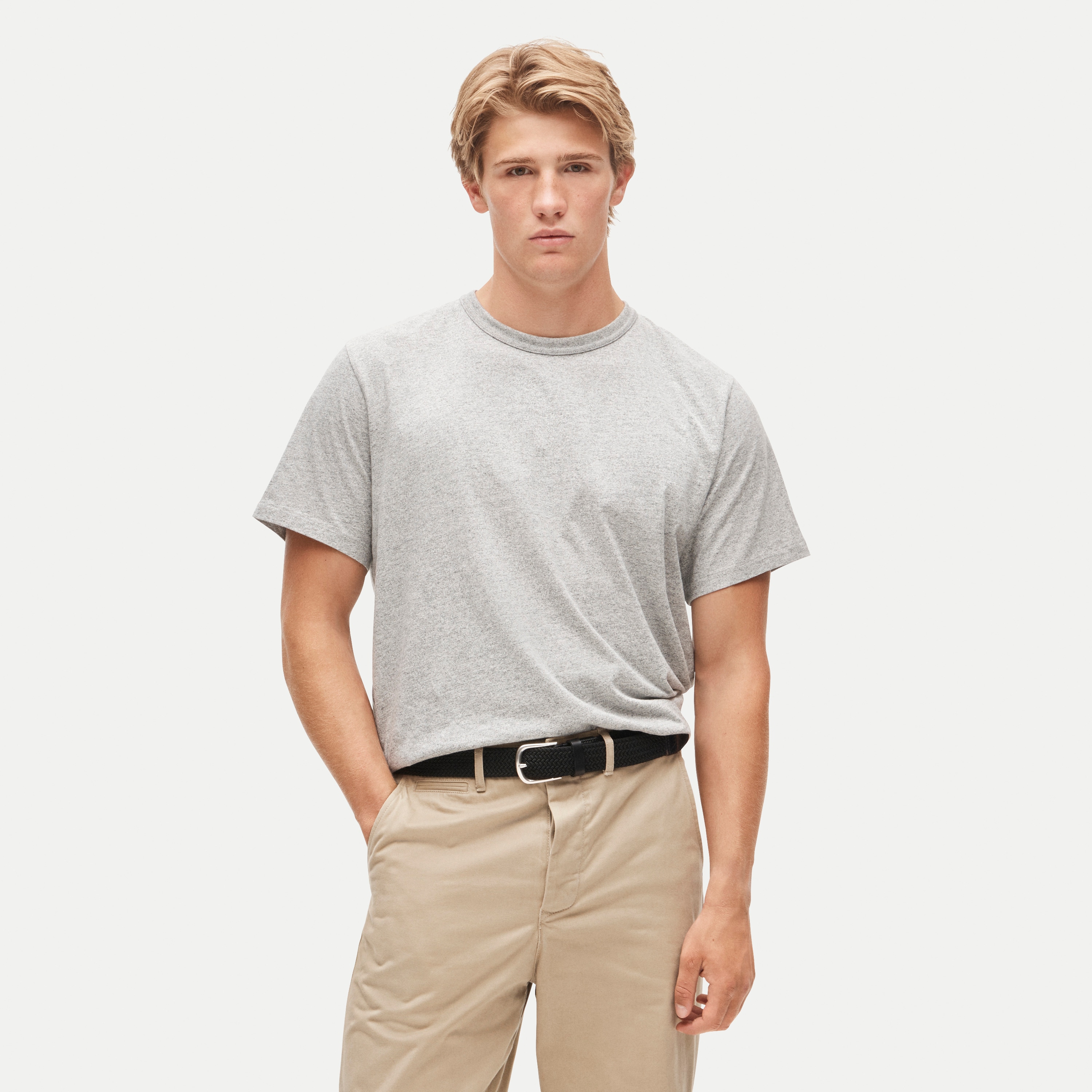 Wallace & Barnes heritage-weight cotton T-shirt