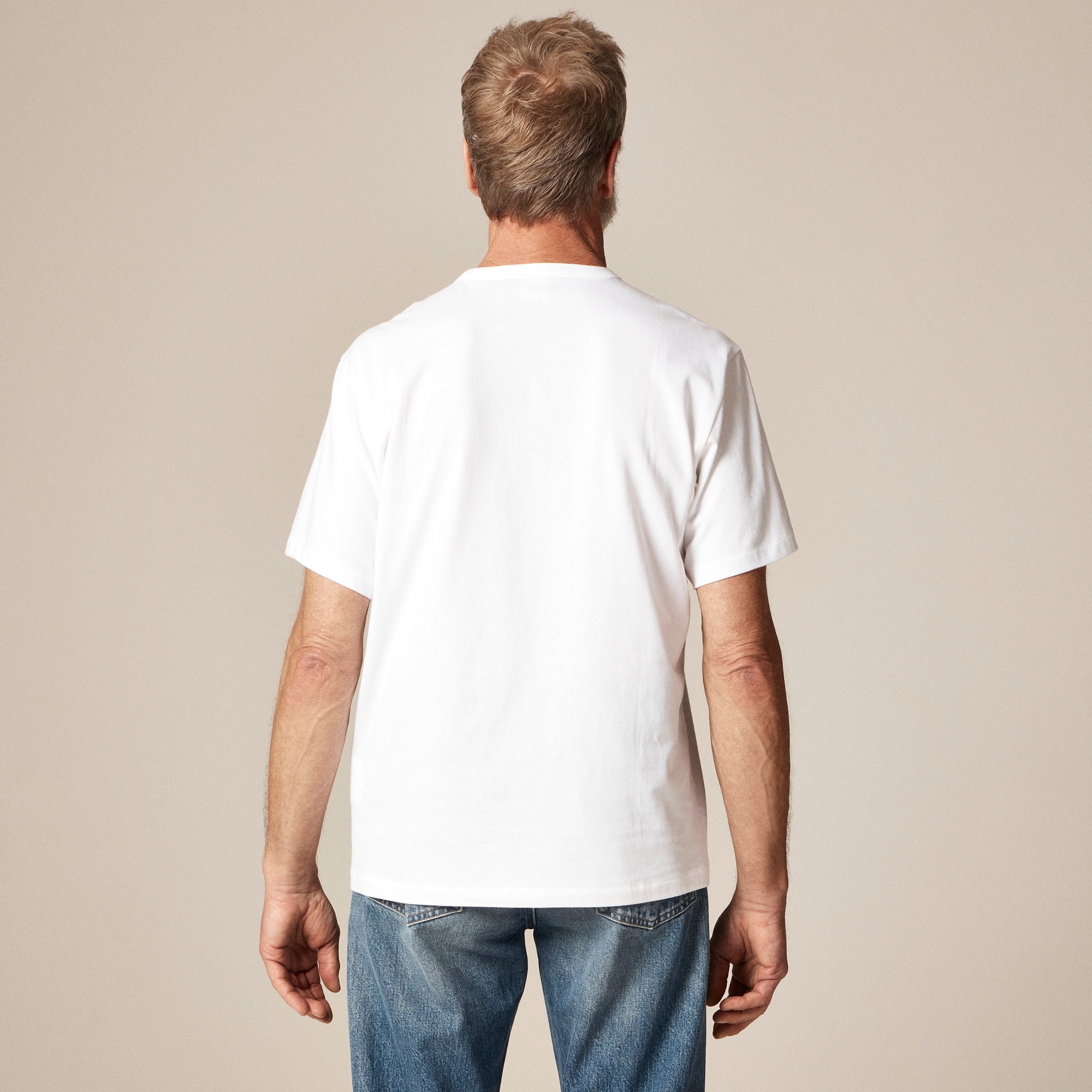 Wallace &amp; Barnes heritage-weight cotton T-shirt - thumbnail 4