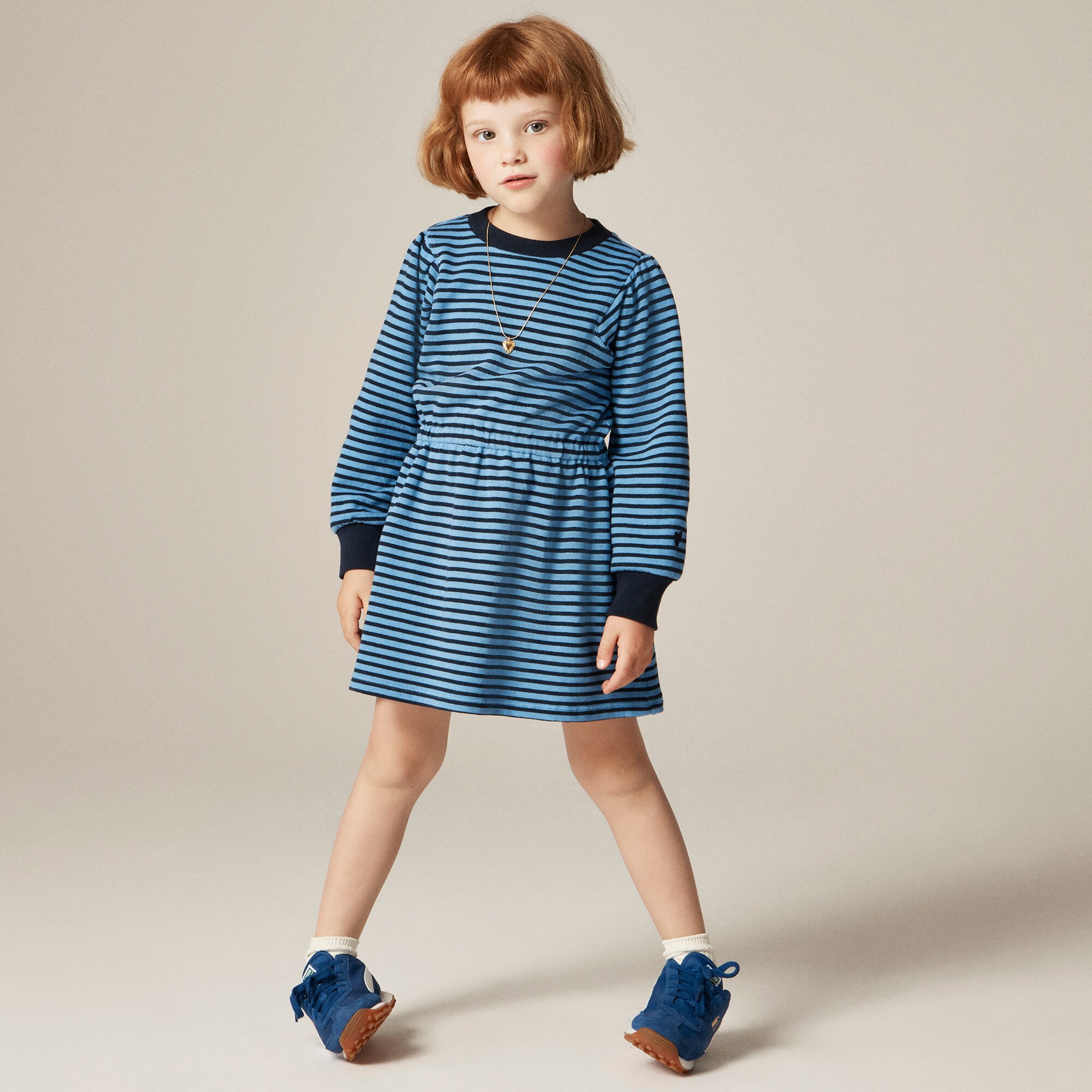  Girls' sweatshirt-dress