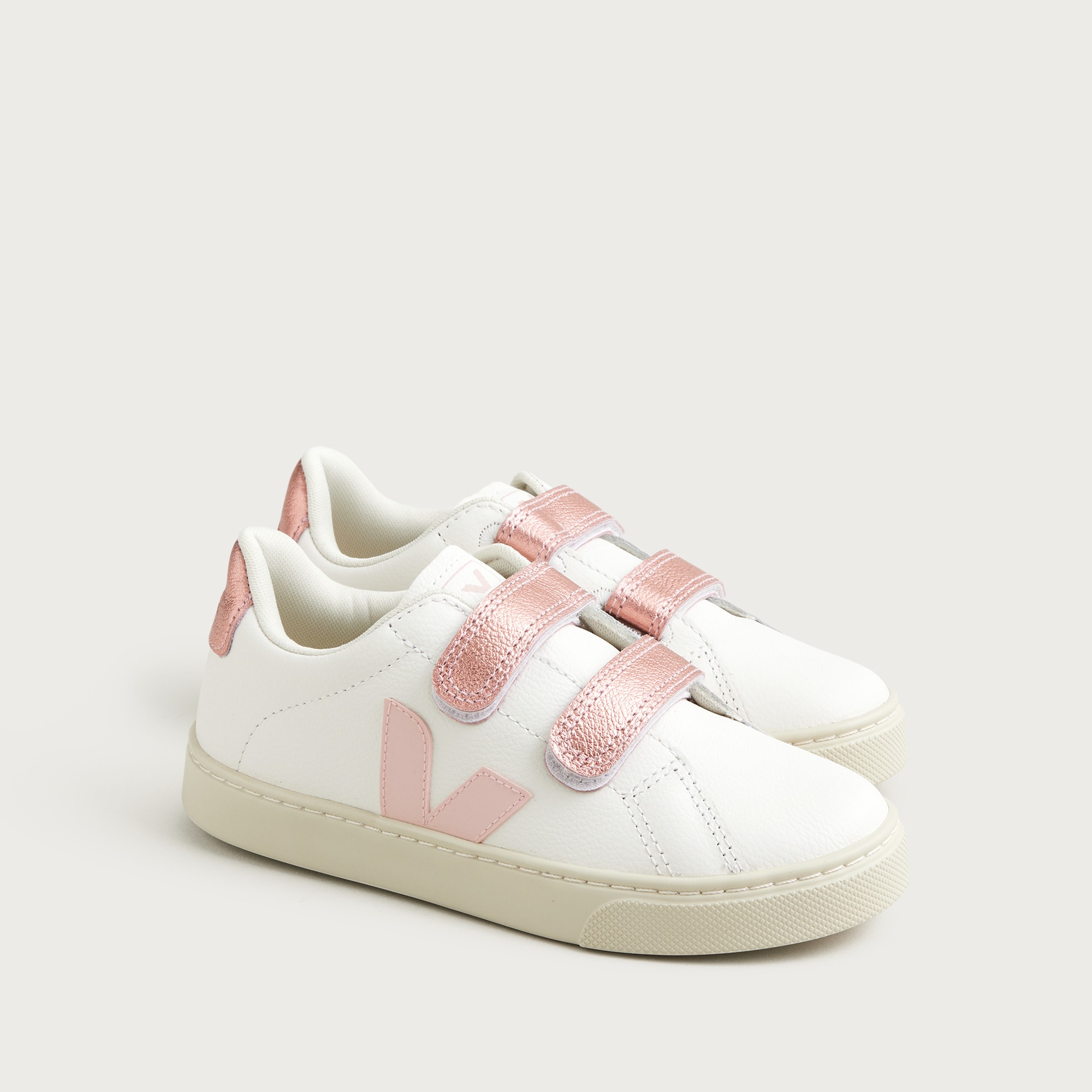 Kids' Veja™ Esplar metallic leather sneakers
