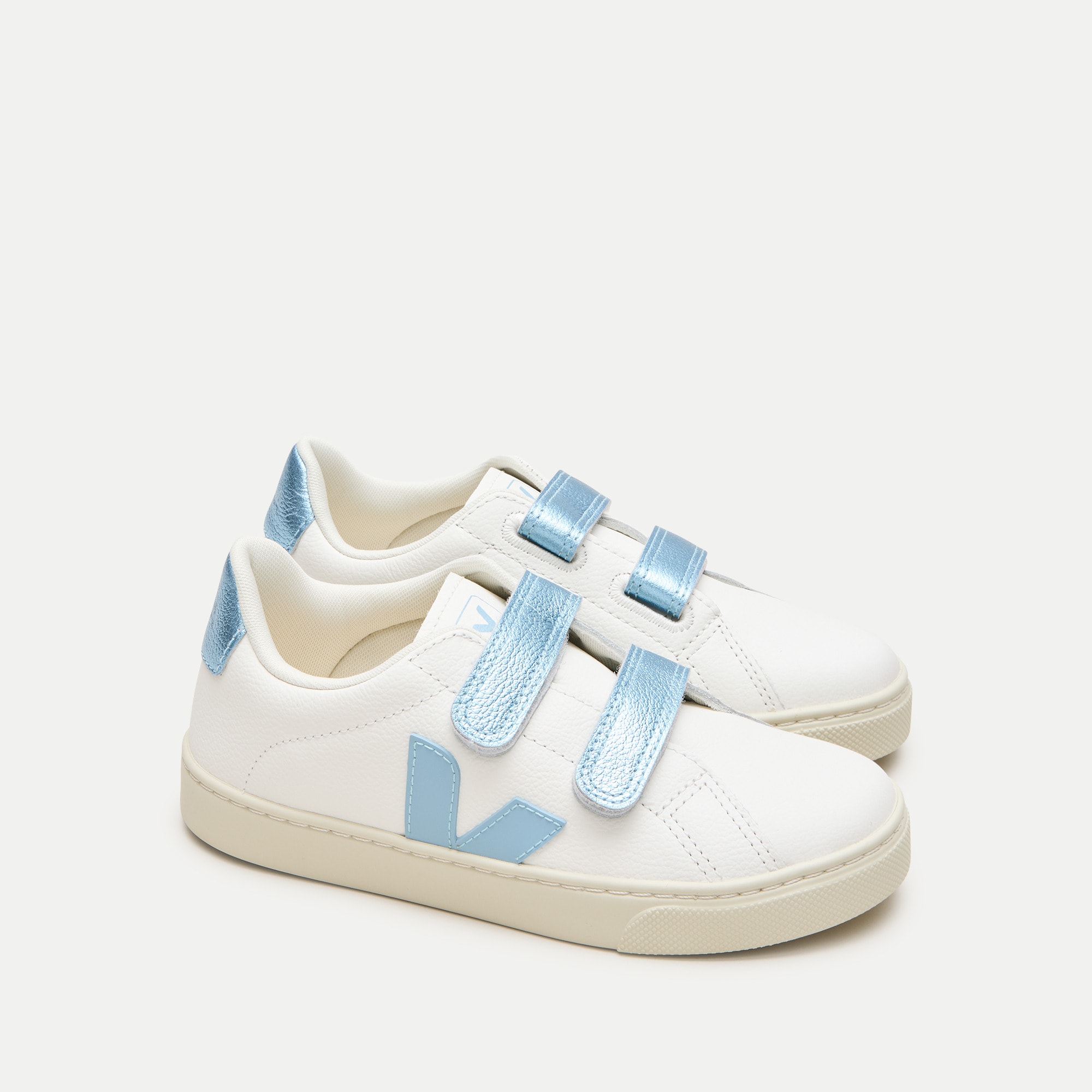 Kids' Veja™ Esplar metallic leather sneakers