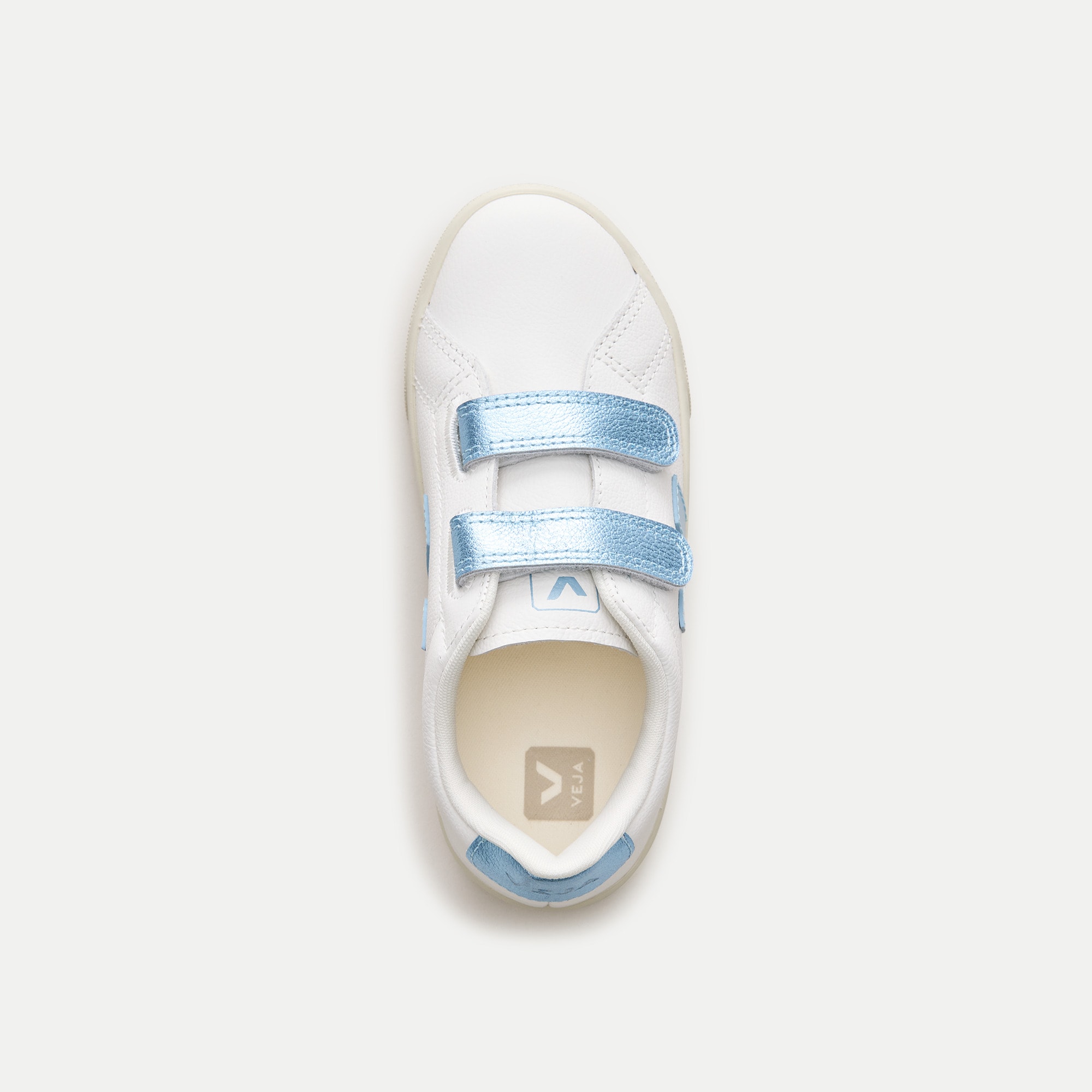 Kids' Veja&trade; Esplar metallic leather sneakers - thumbnail 4