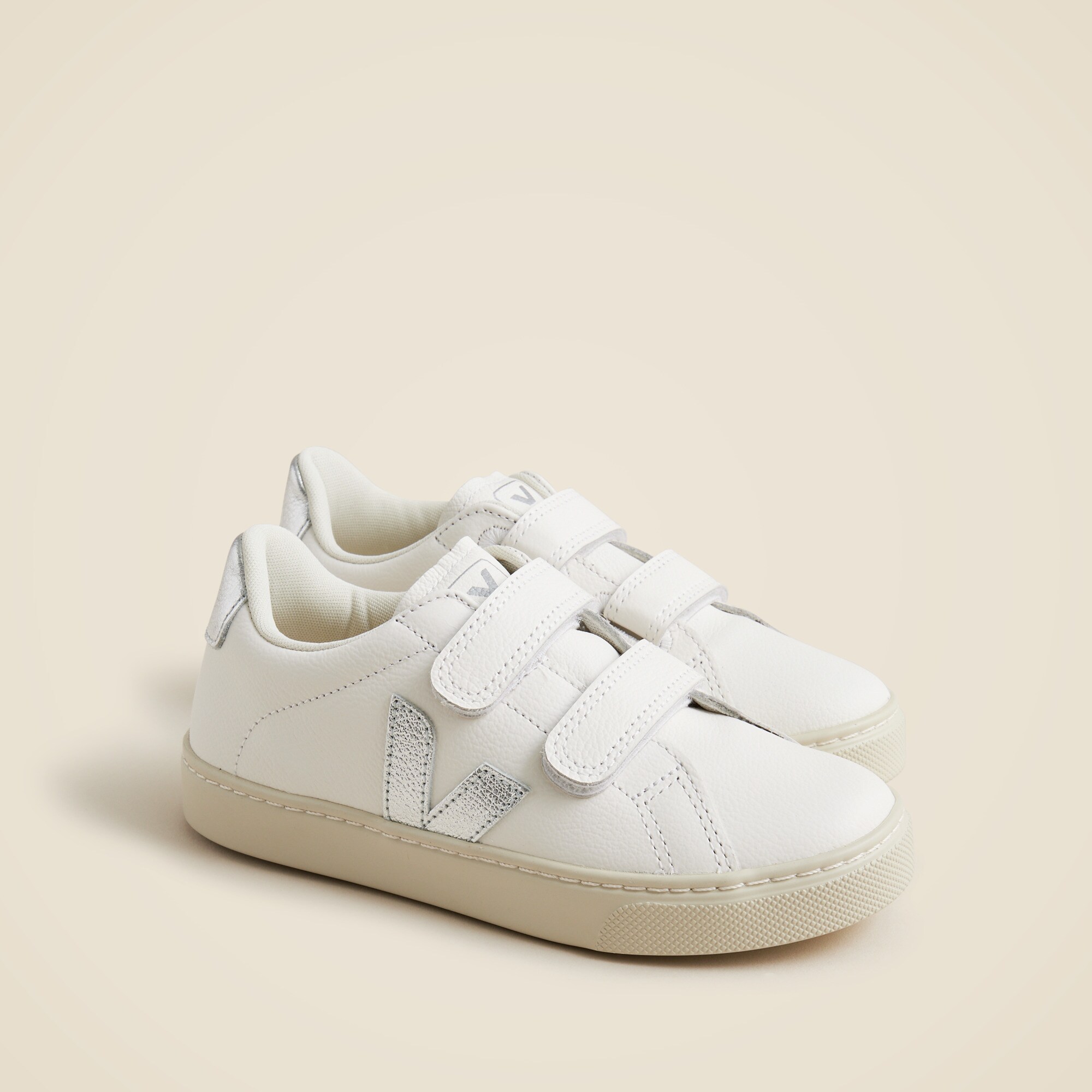 kids' veja&trade; esplar metallic leather sneakers for girls
