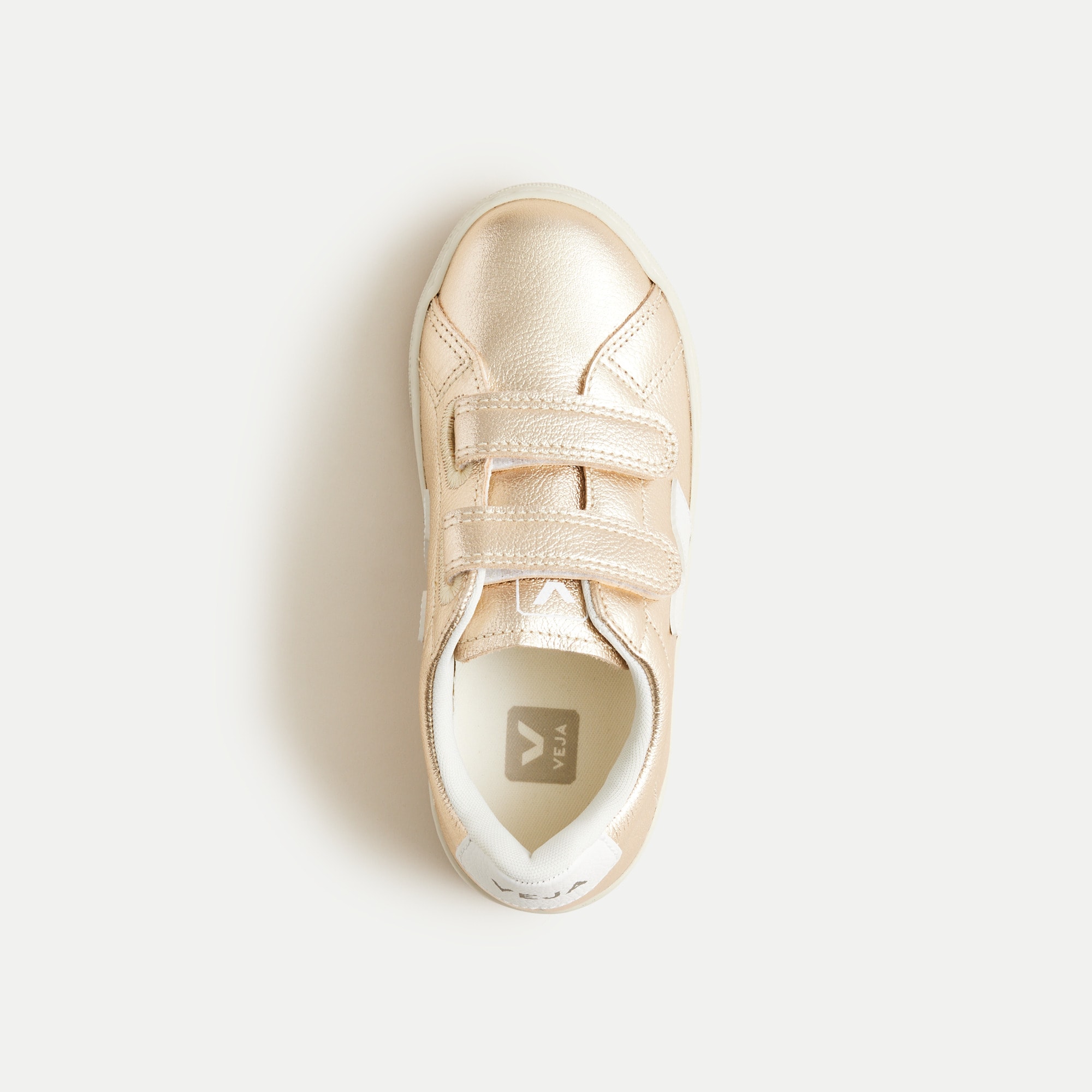Kids' Veja&trade; Esplar metallic leather sneakers - thumbnail 2