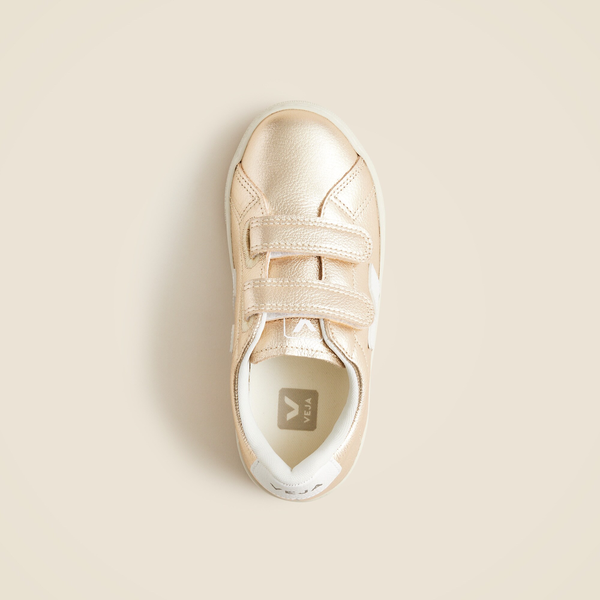 Kids' Veja™ Esplar metallic leather sneakers