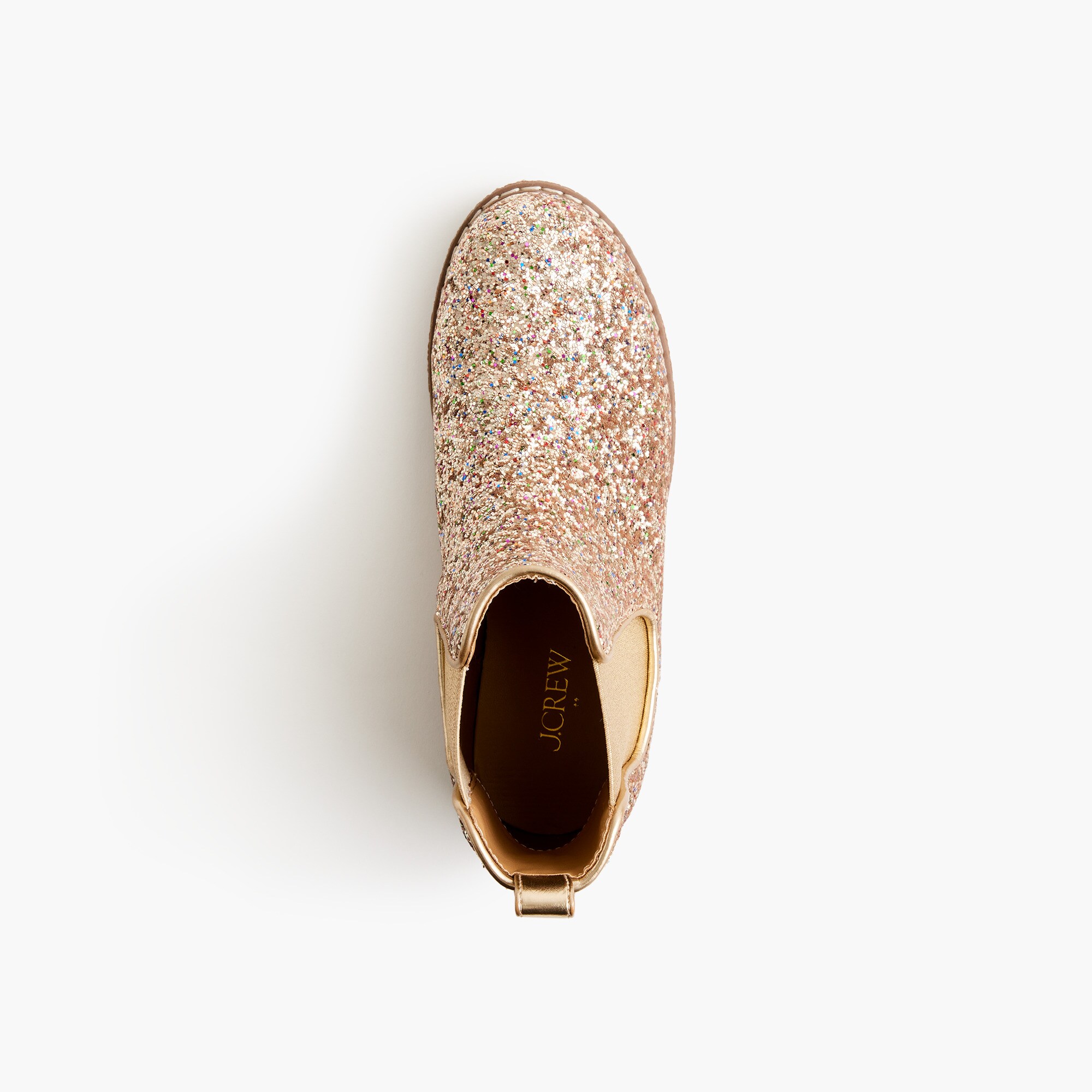Girls' glitter Chelsea boots