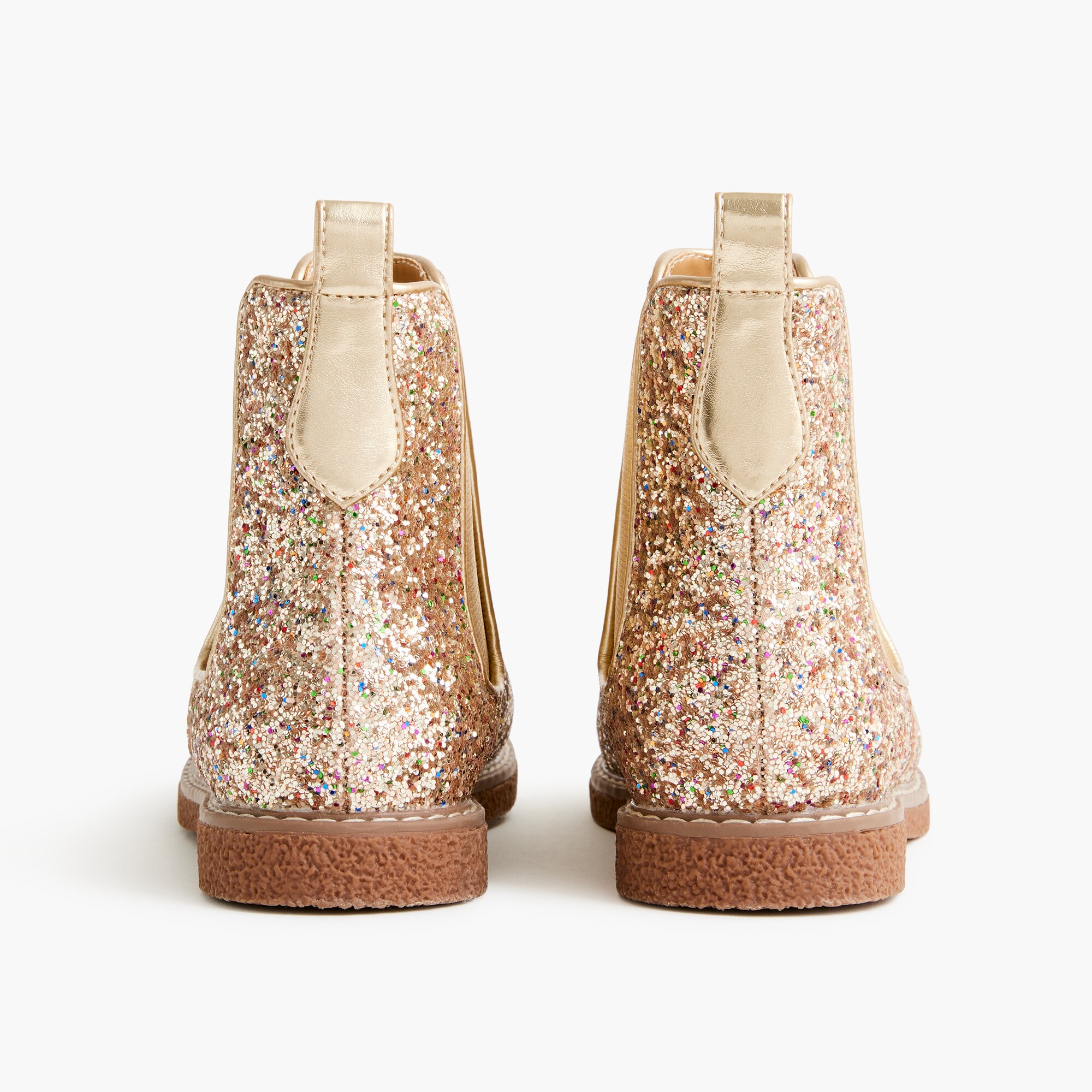 Girls' glitter Chelsea boots