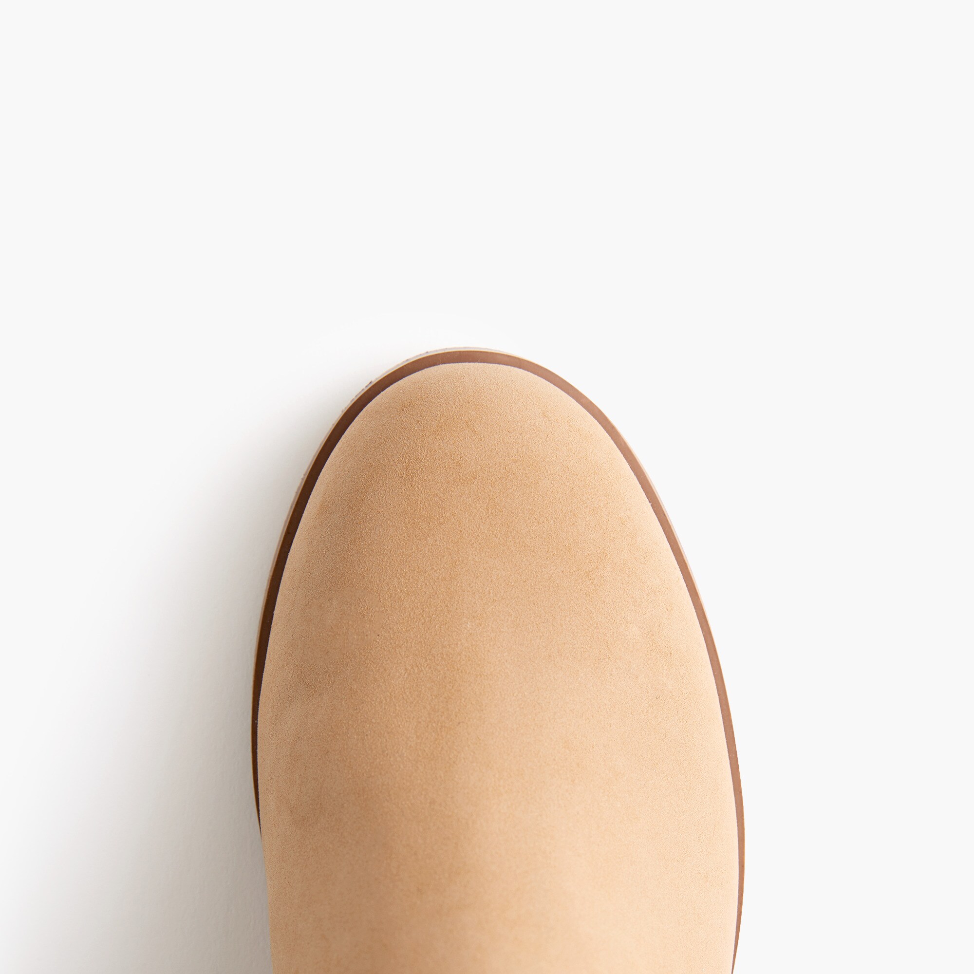 Girls' scallop-embroidery booties