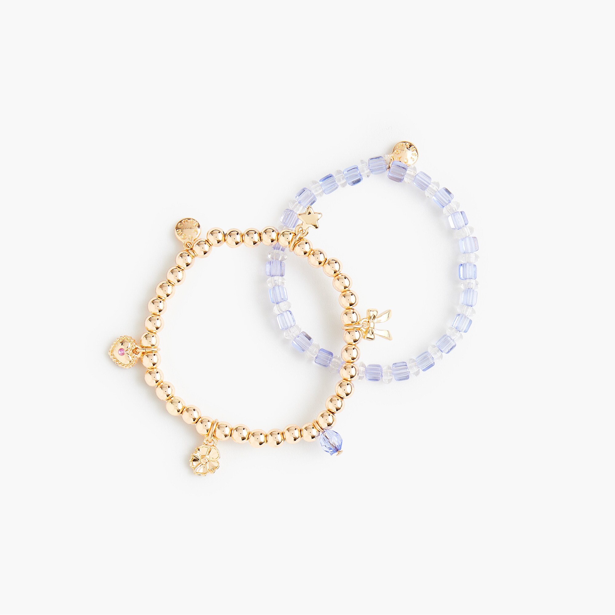 Girls' charm bracelets set-of-two