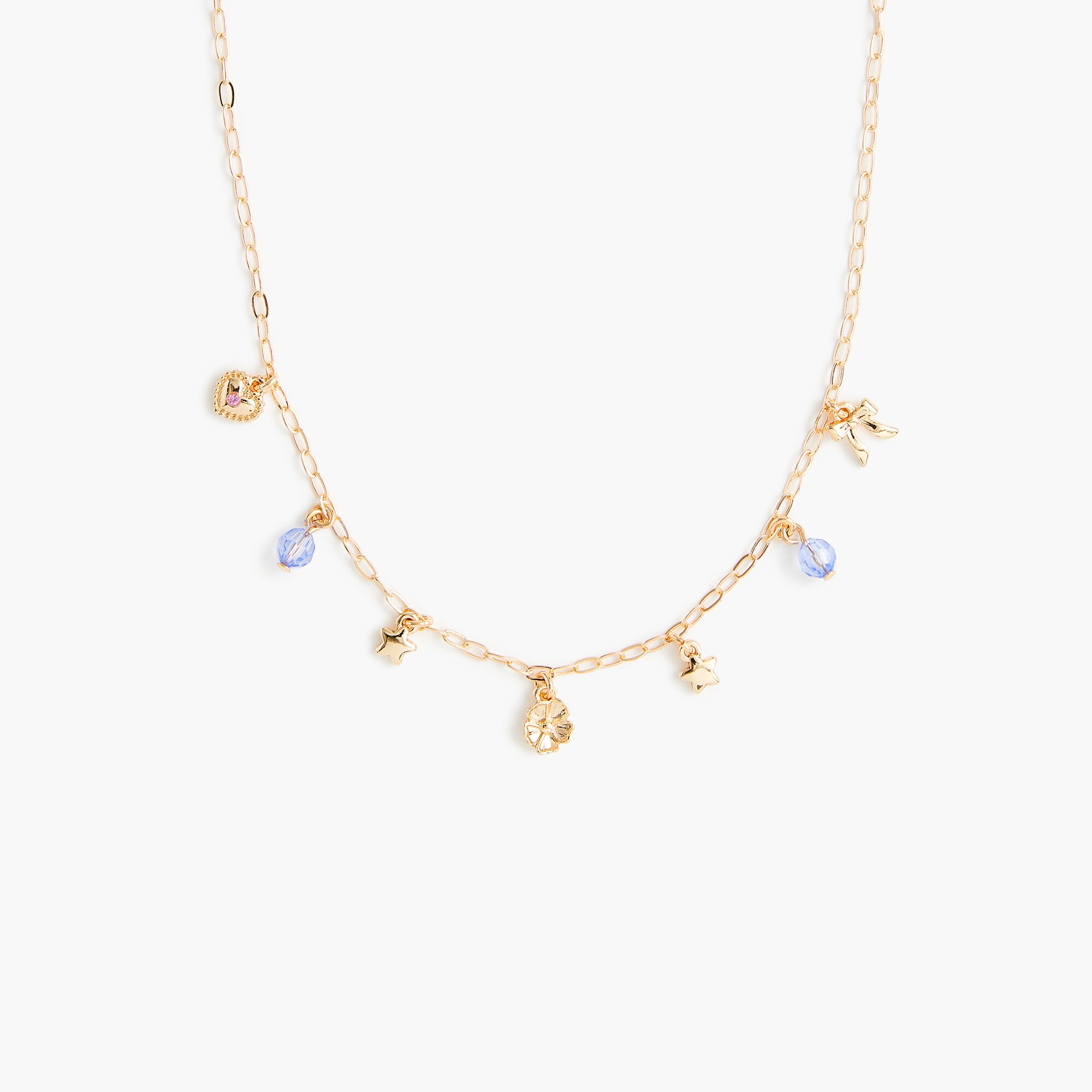 Girls' charm necklace