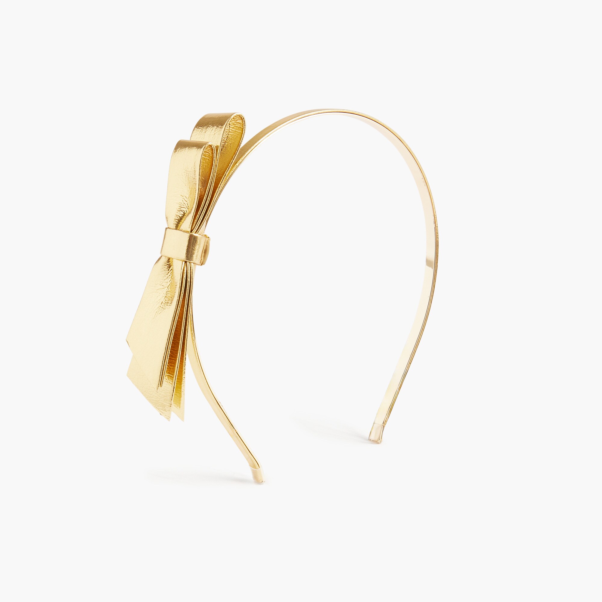 girls' gold bow headband for girls