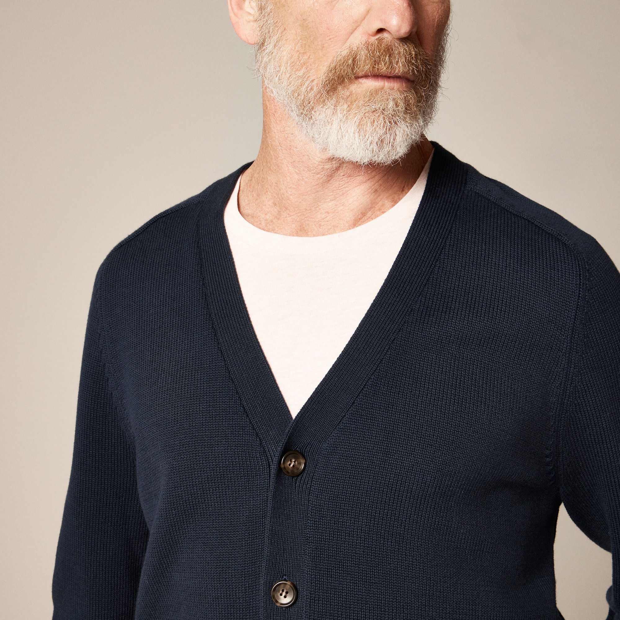 Heritage cotton V-neck cardigan