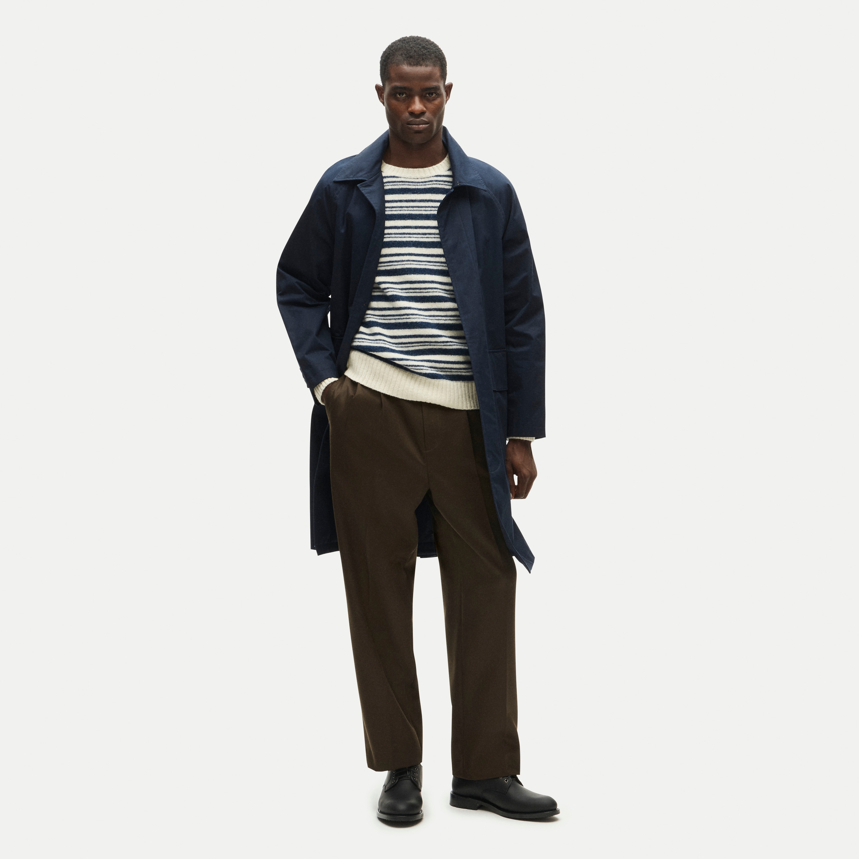 Rivington Car Coat In Water-resistant Cotton Twill For Men | J.Crew