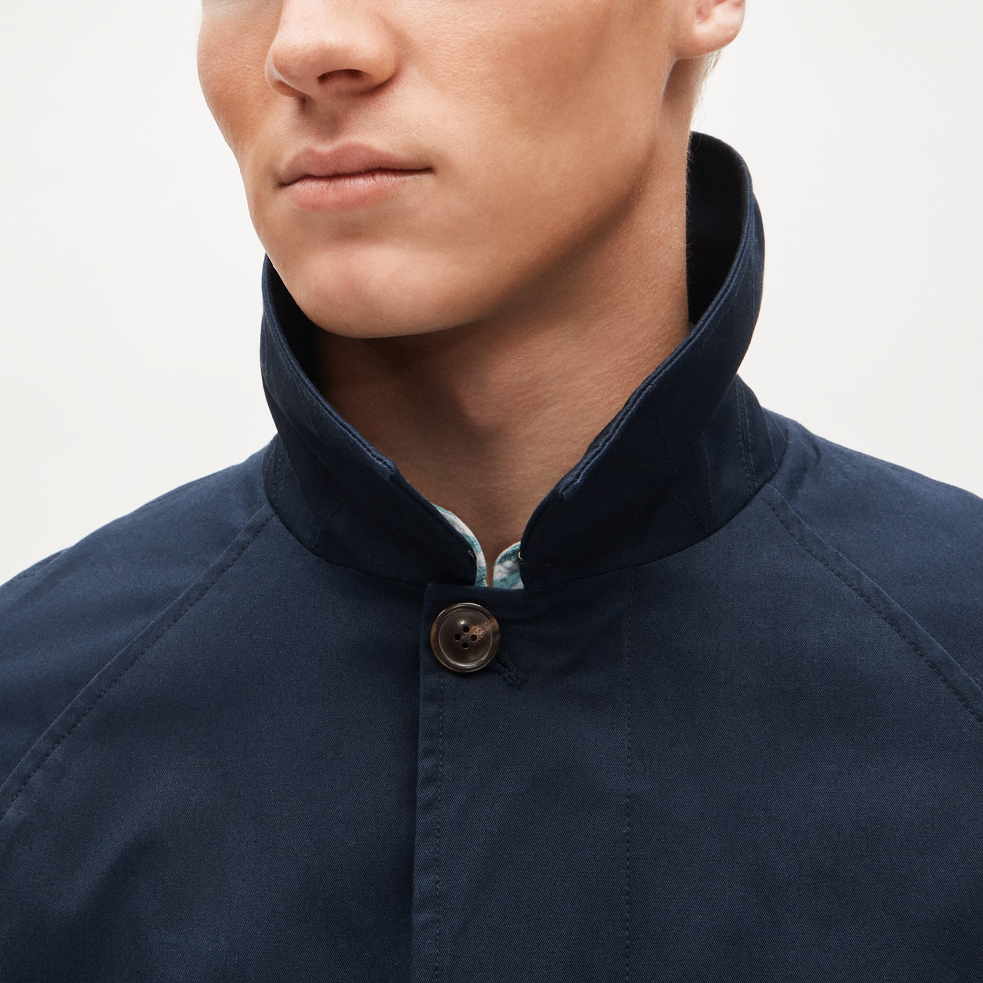 Rivington Car Coat In Water-resistant Cotton Twill For Men | J.Crew